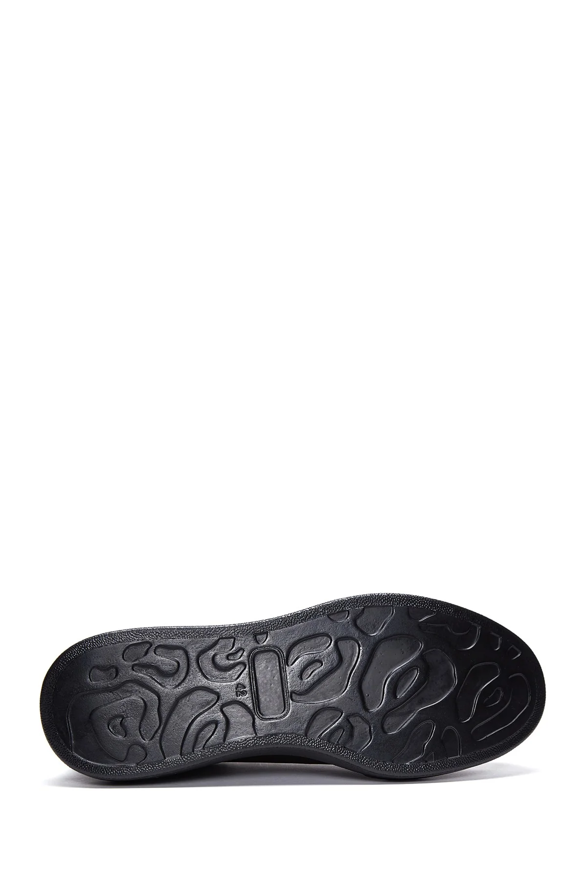 Erkek Siyah Kalın Tabanlı Sneaker - Image 4