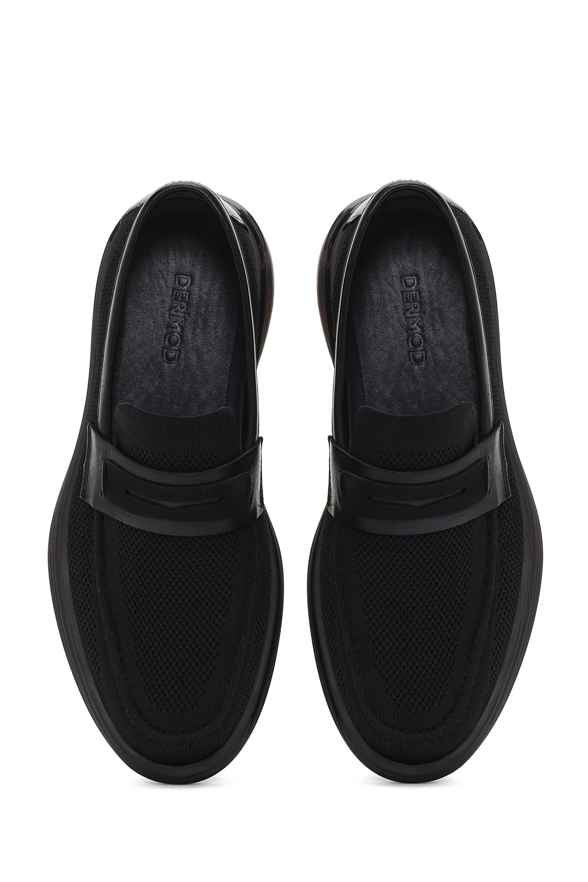 Erkek Siyah Kumaş Loafer - Image 7
