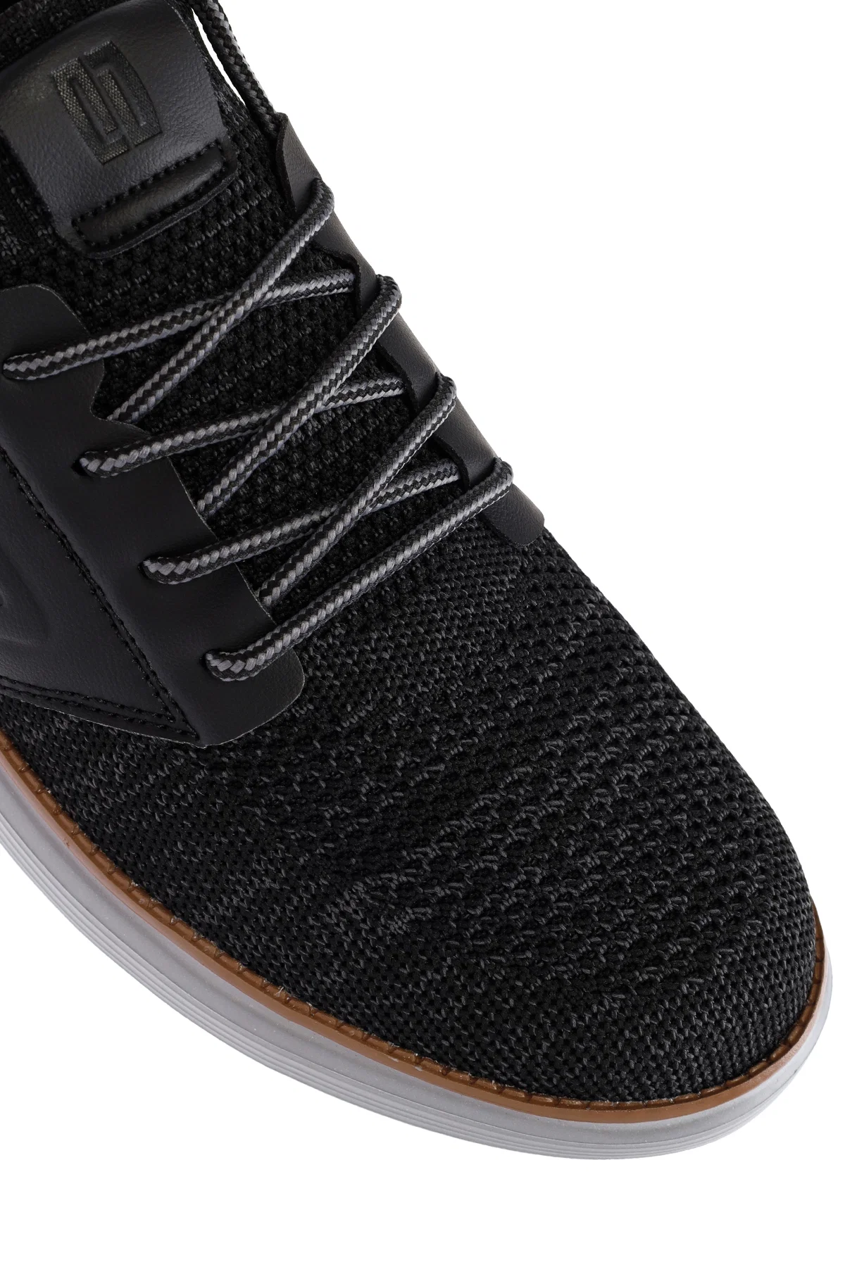 Erkek Siyah Kumaş Sneaker - Image 9