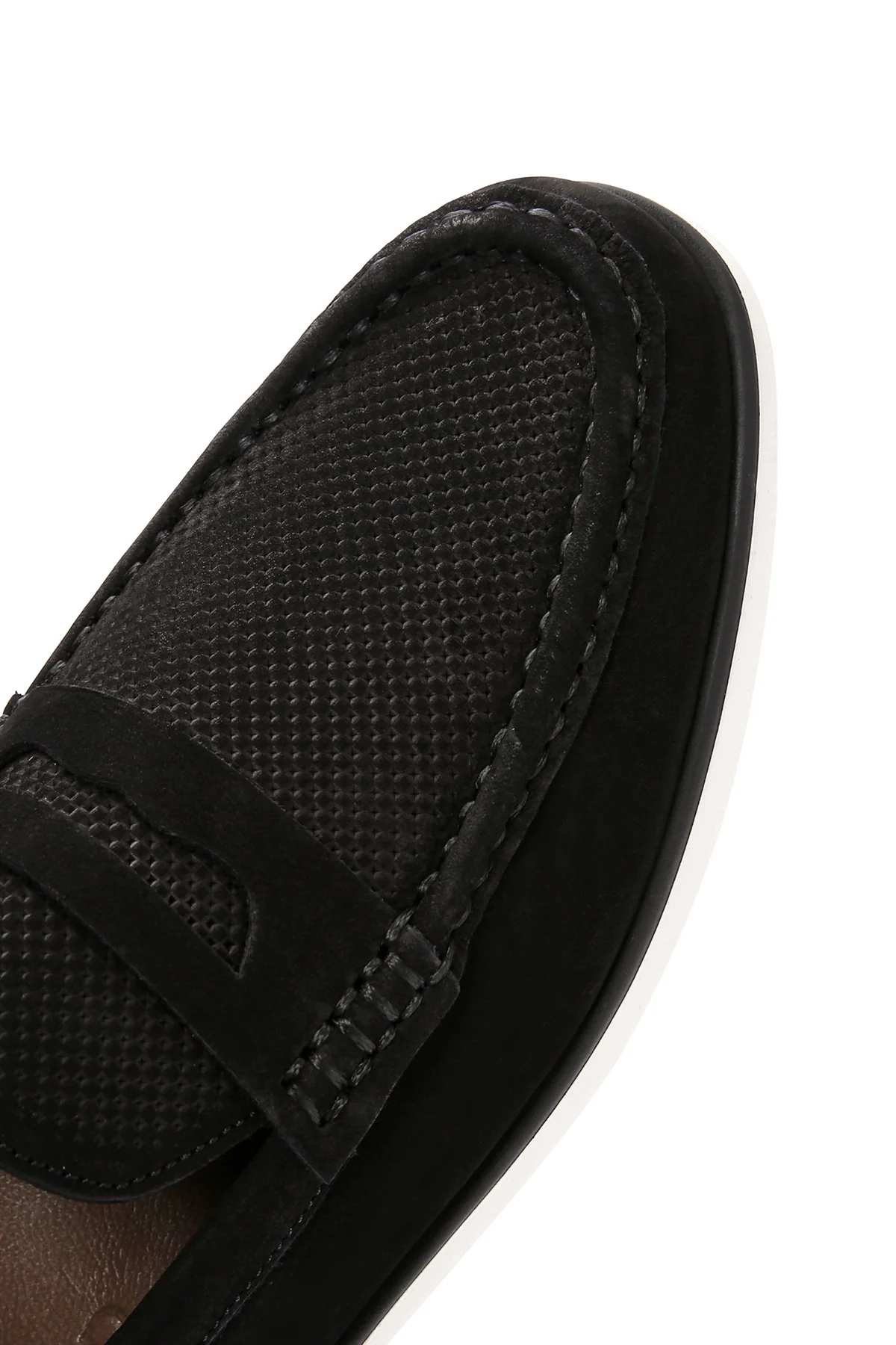Erkek Siyah Nubuk Deri Casual Loafer - Image 10