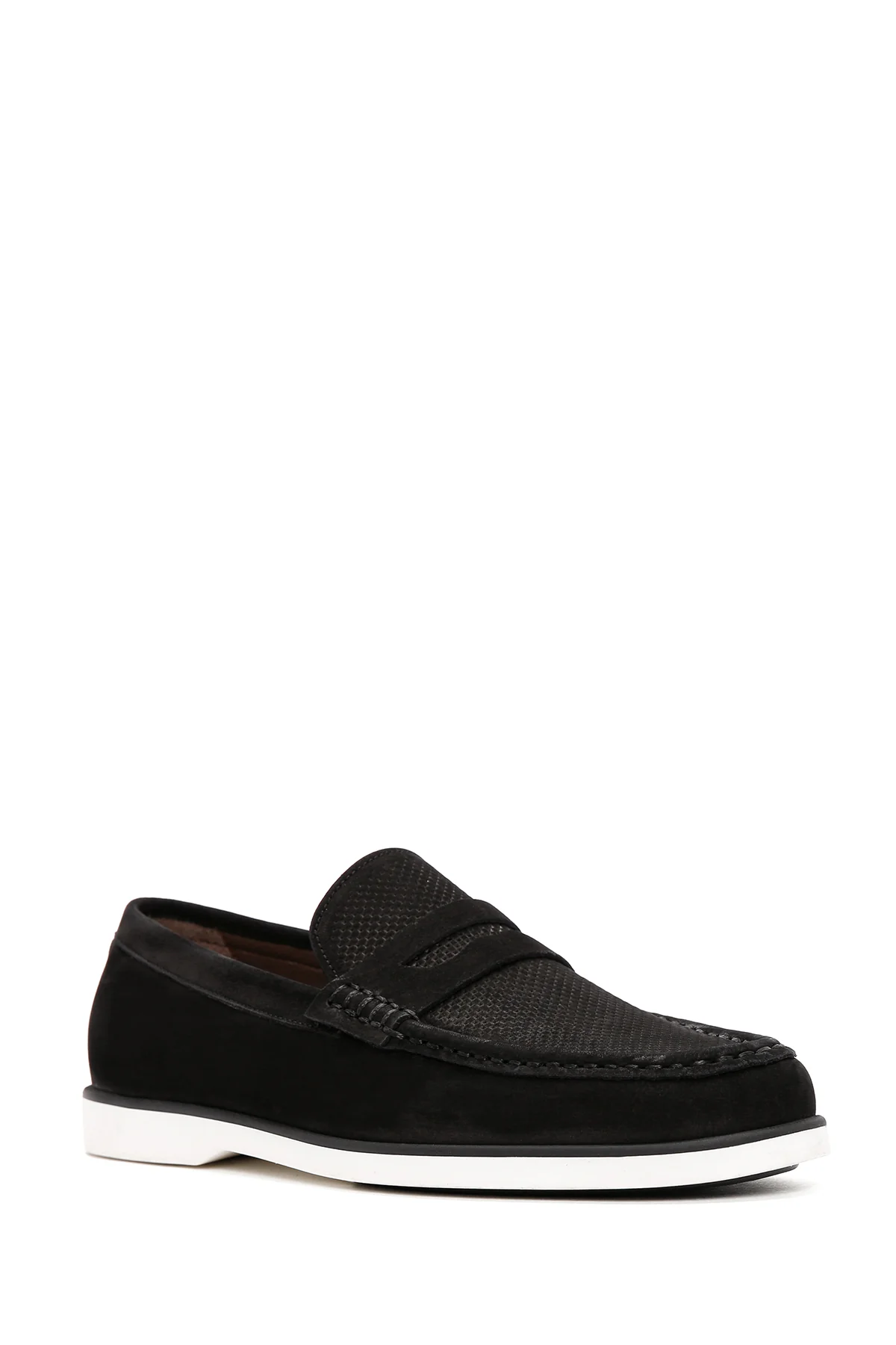 Erkek Siyah Nubuk Deri Casual Loafer - Image 6