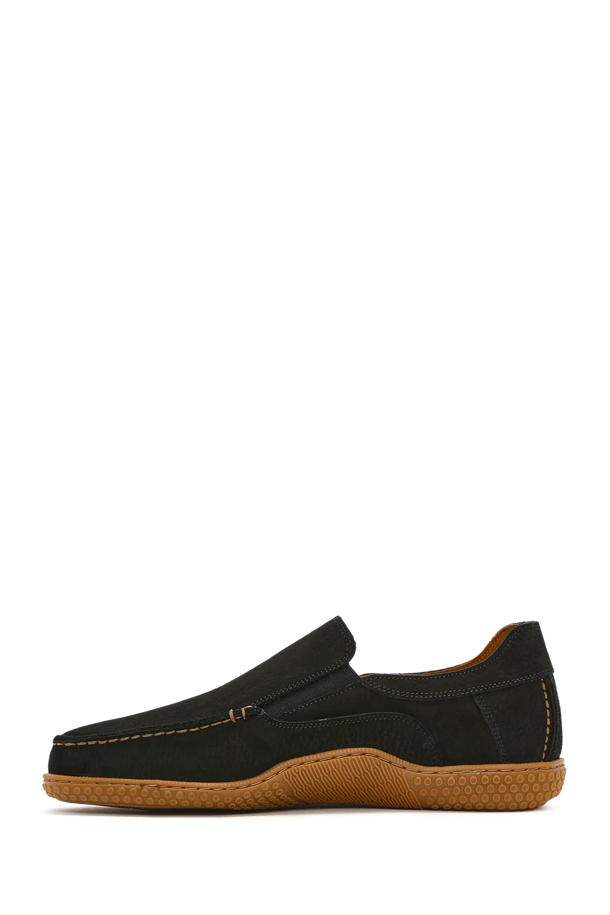 Erkek Siyah Nubuk Deri Casual Loafer - Image 2