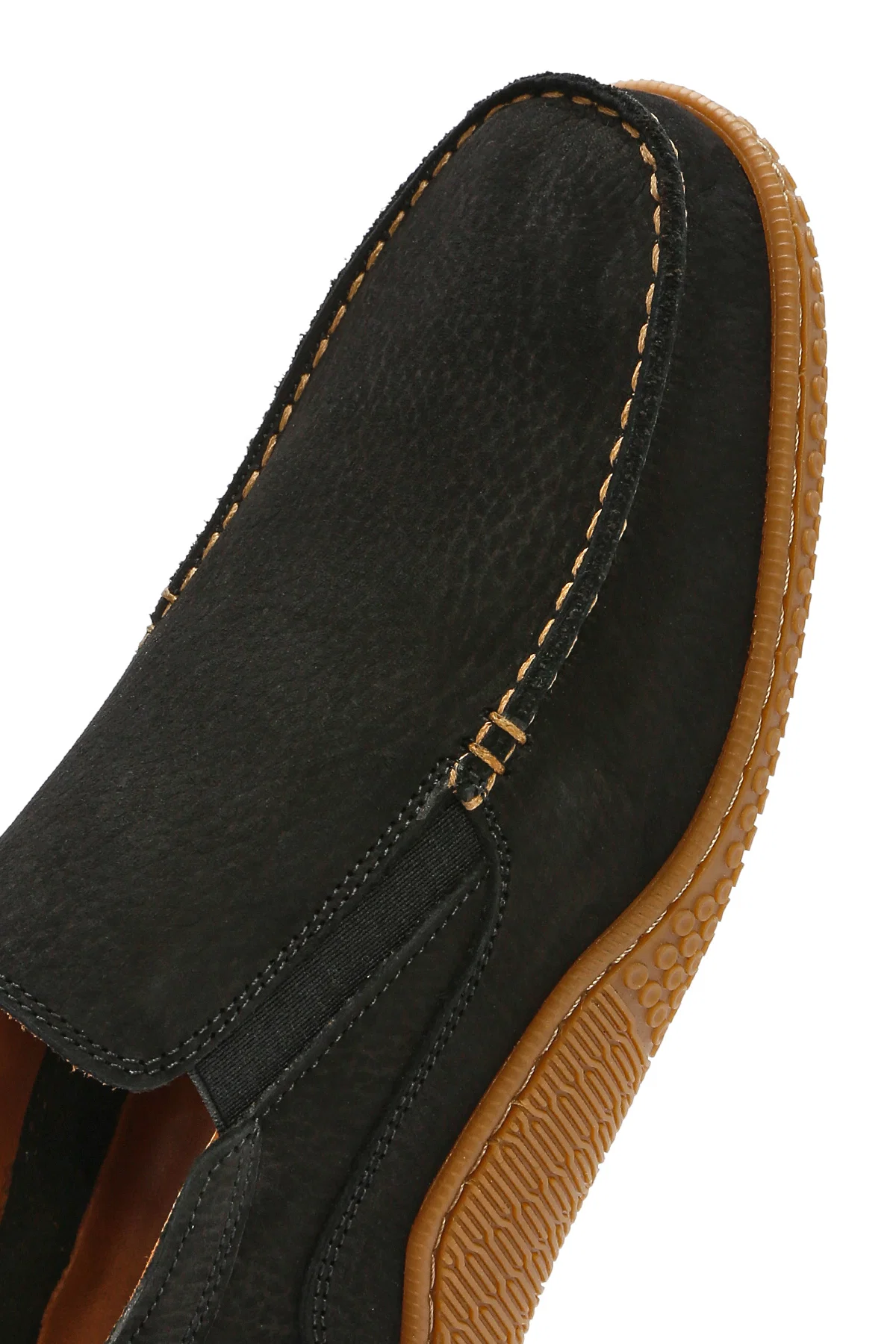 Erkek Siyah Nubuk Deri Casual Loafer - Image 8
