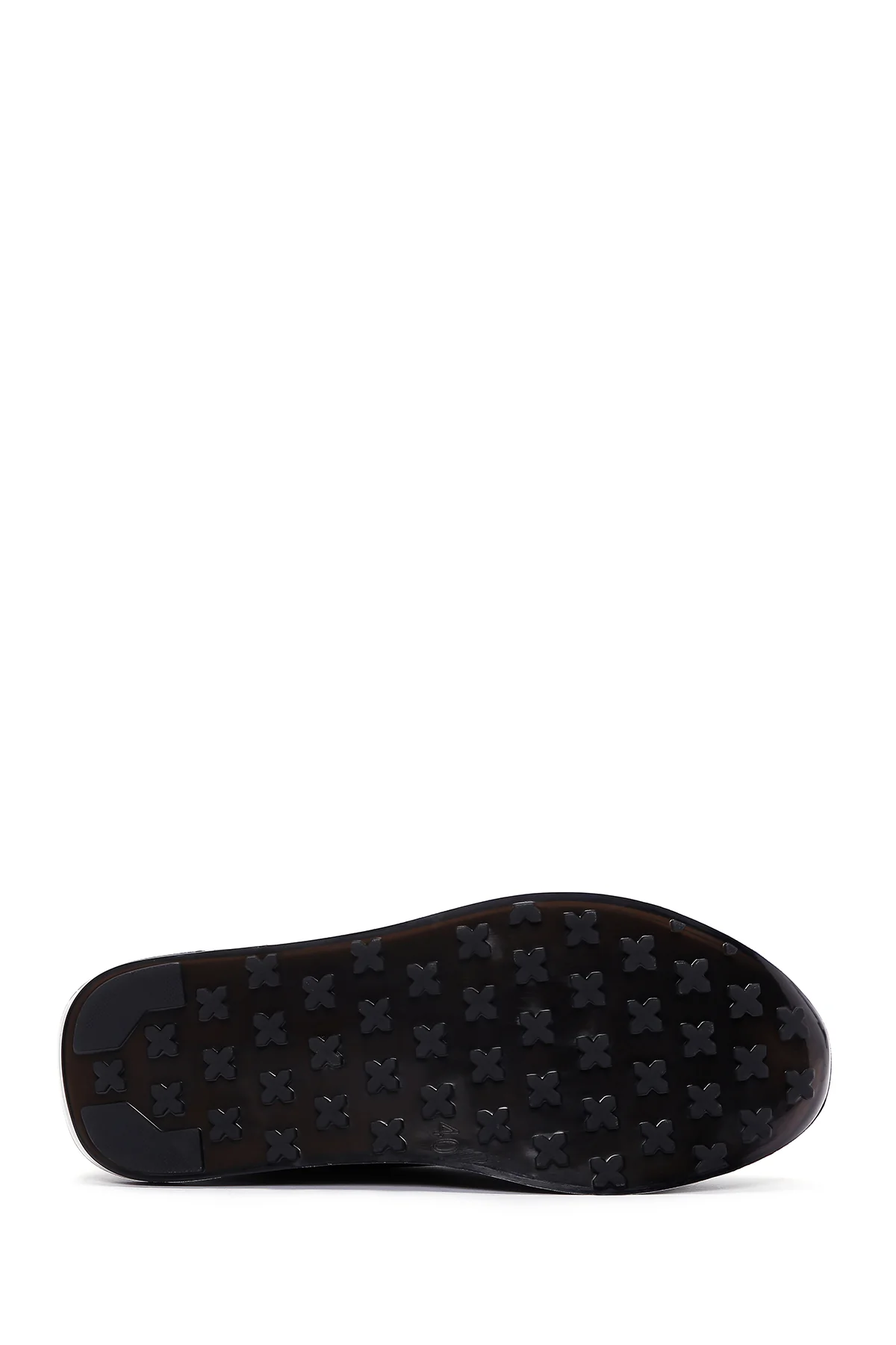 Erkek Siyah Nubuk Deri Sneaker - Image 4