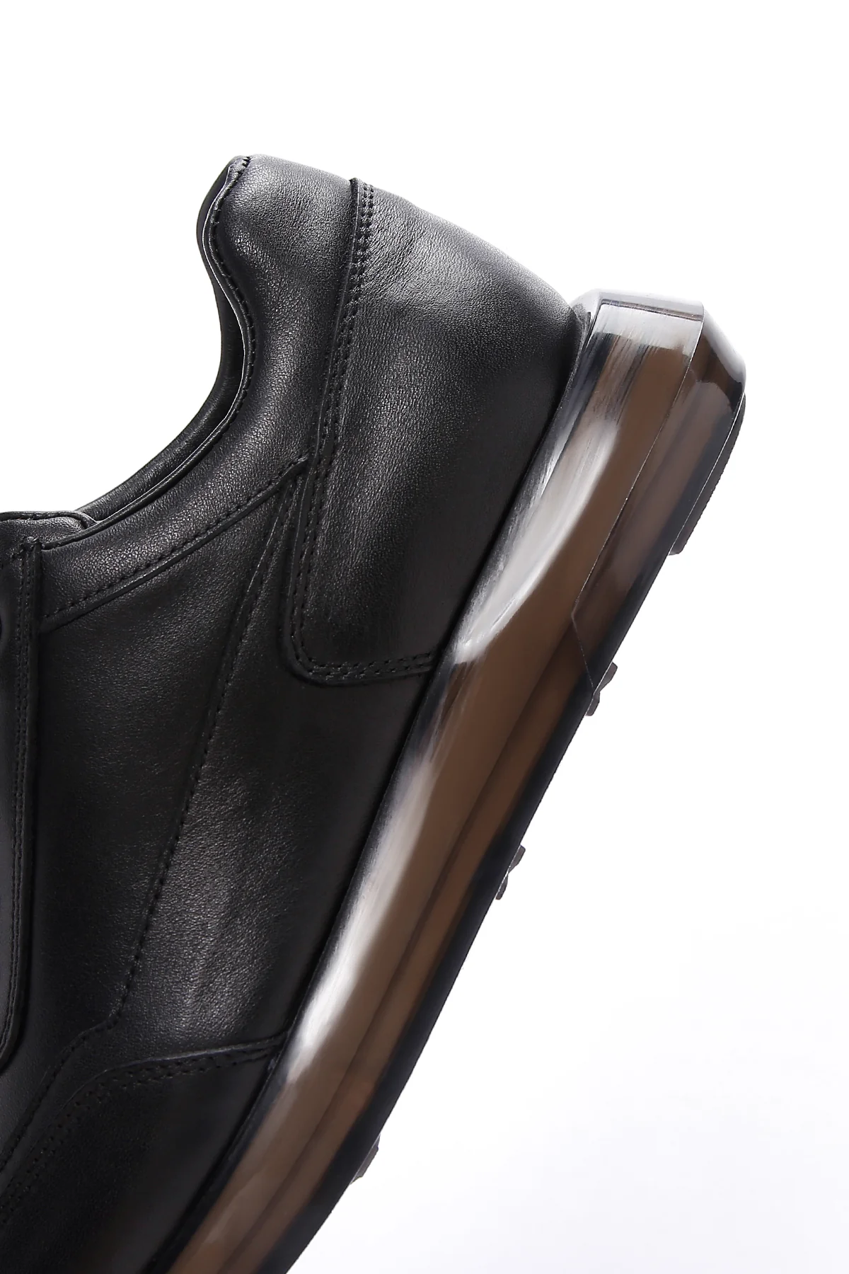 Erkek Siyah Nubuk Deri Sneaker - Image 7