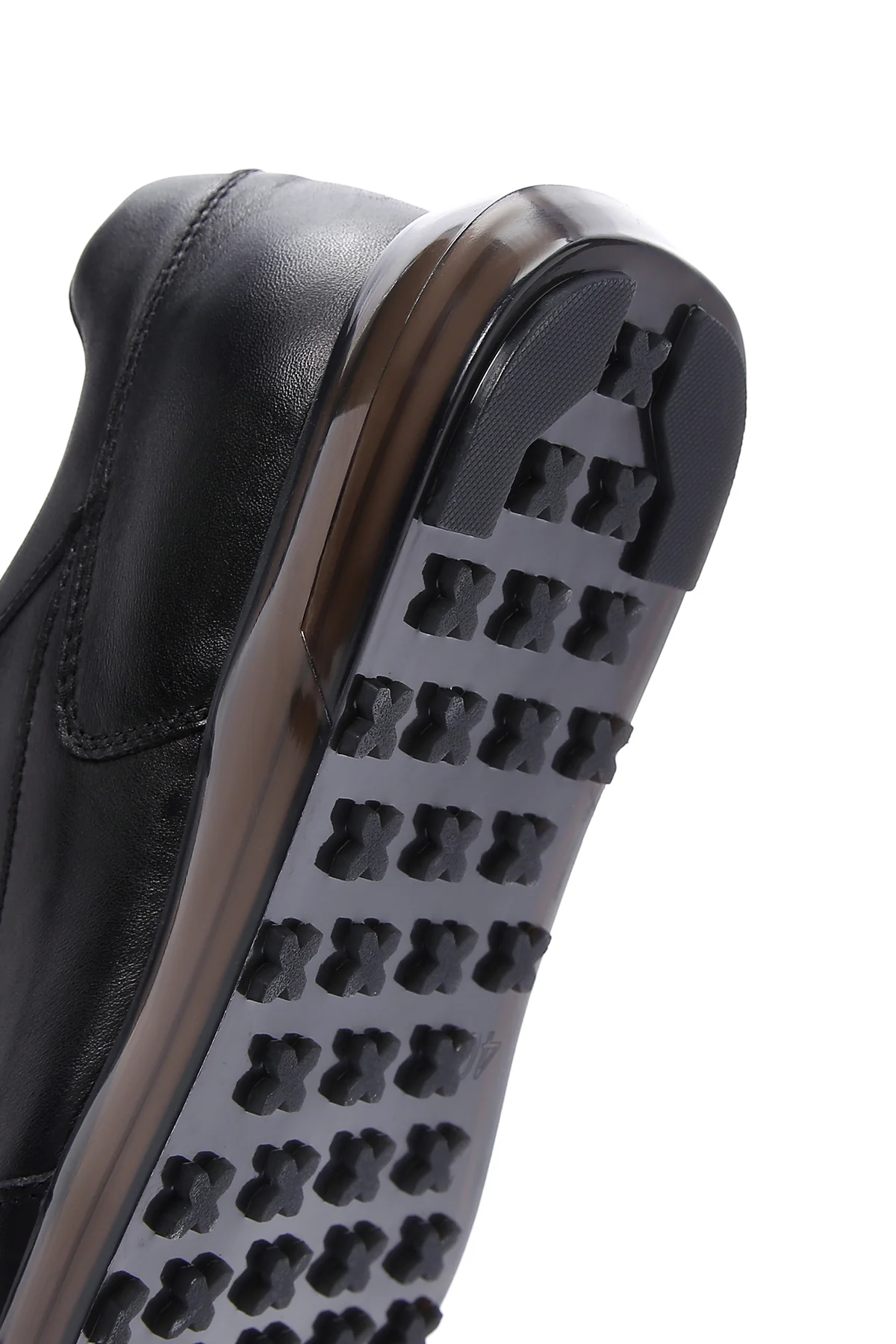 Erkek Siyah Nubuk Deri Sneaker - Image 8