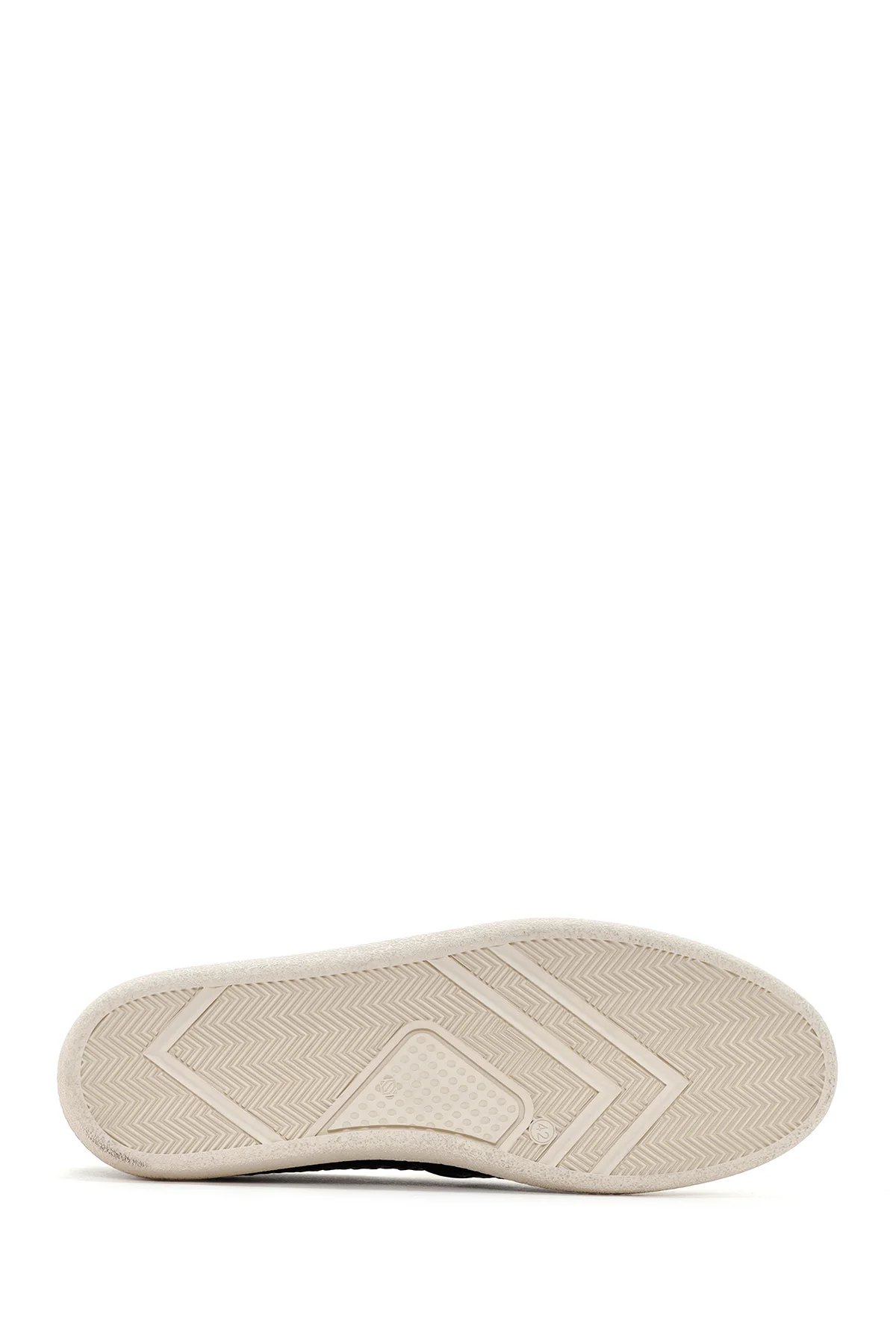 Erkek Siyah Örgü Deri Casual Loafer - Image 5