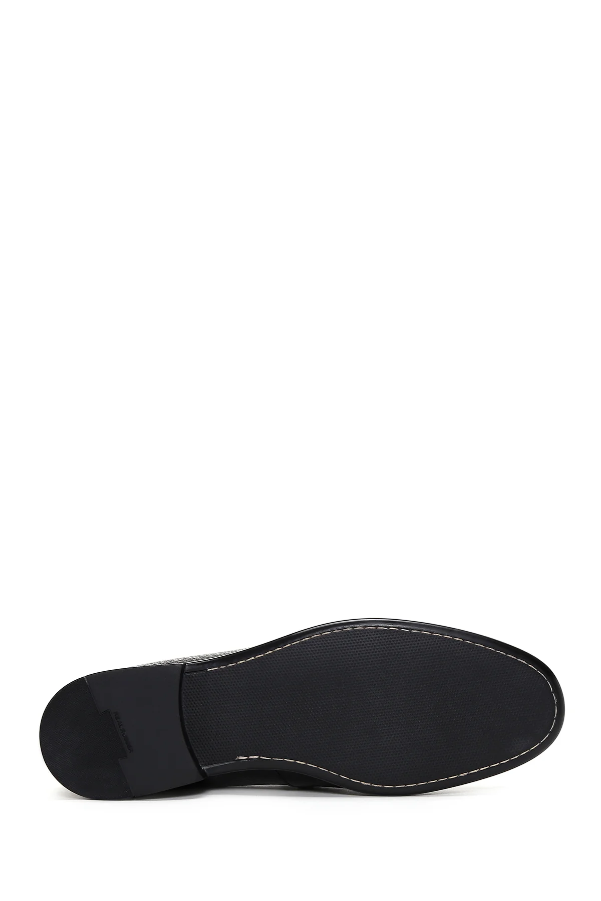 Erkek Siyah Püsküllü Deri Casual Loafer - Image 4
