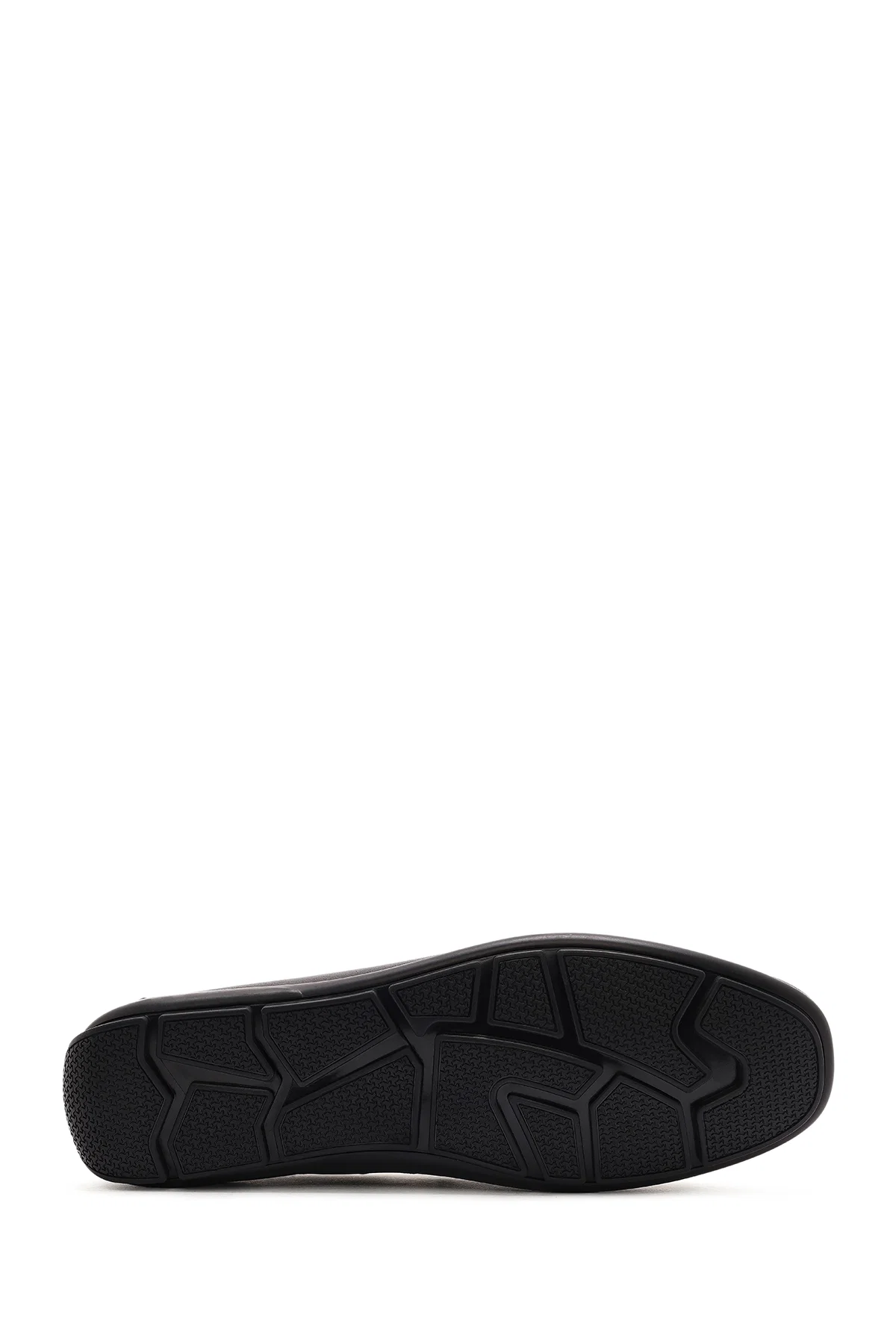 Erkek Siyah Püsküllü Deri Loafer - Image 4