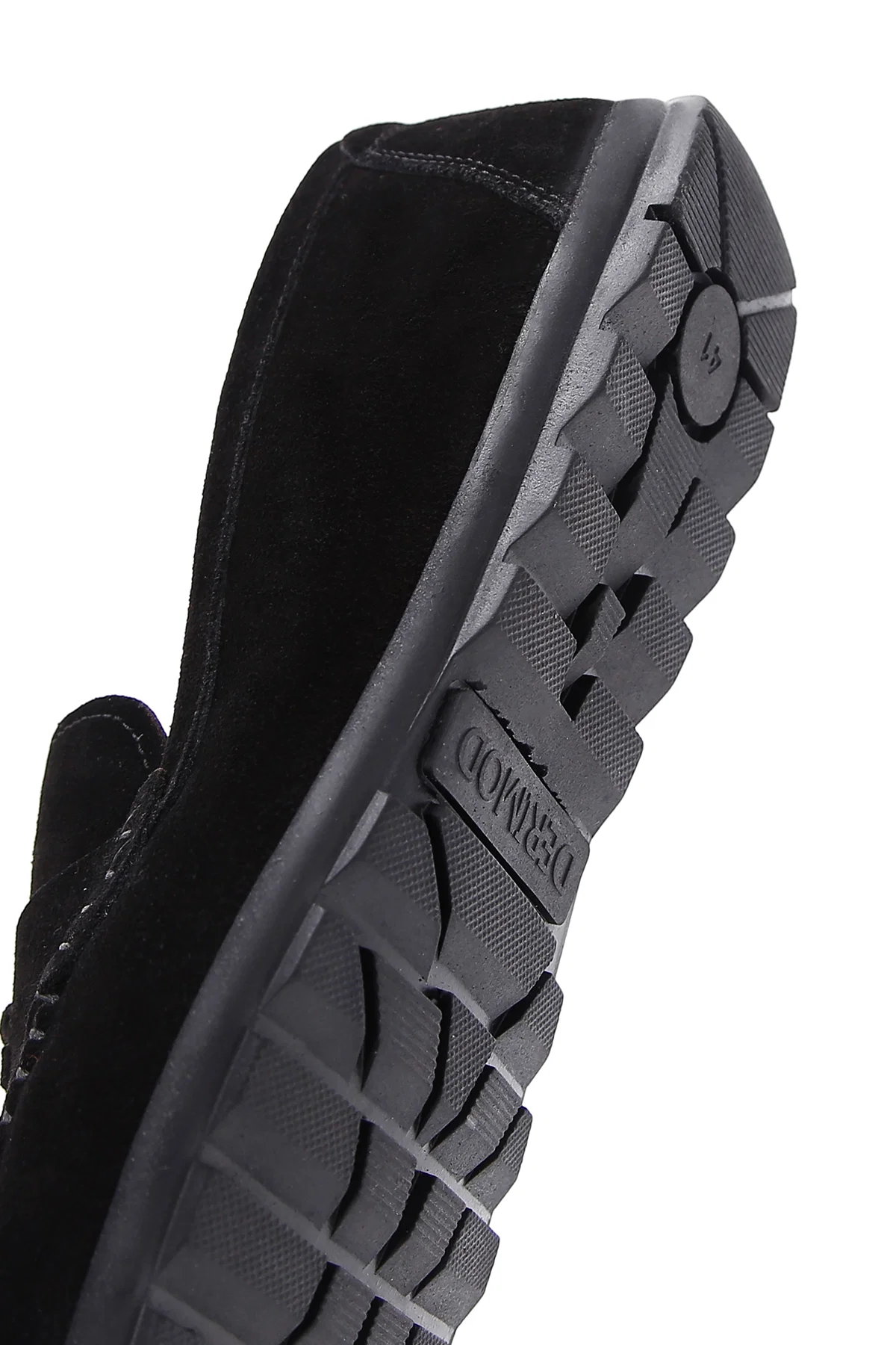 Erkek Siyah Püsküllü Süet Deri Casual Loafer - Image 8