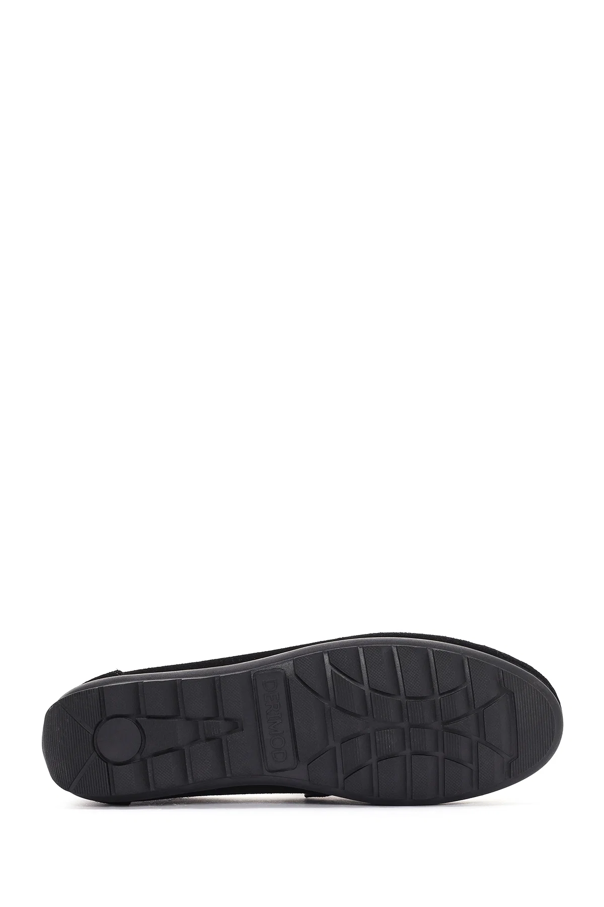 Erkek Siyah Püsküllü Süet Deri Loafer - Image 4