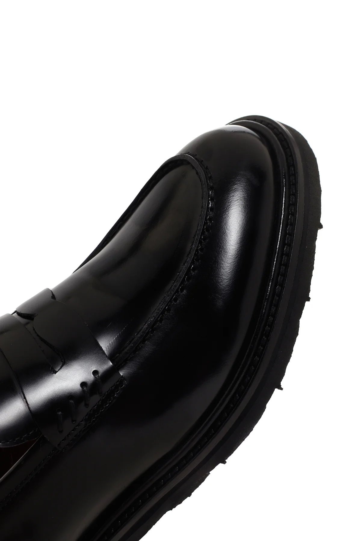 Erkek Siyah Rugan Deri Casual Loafer - Image 8