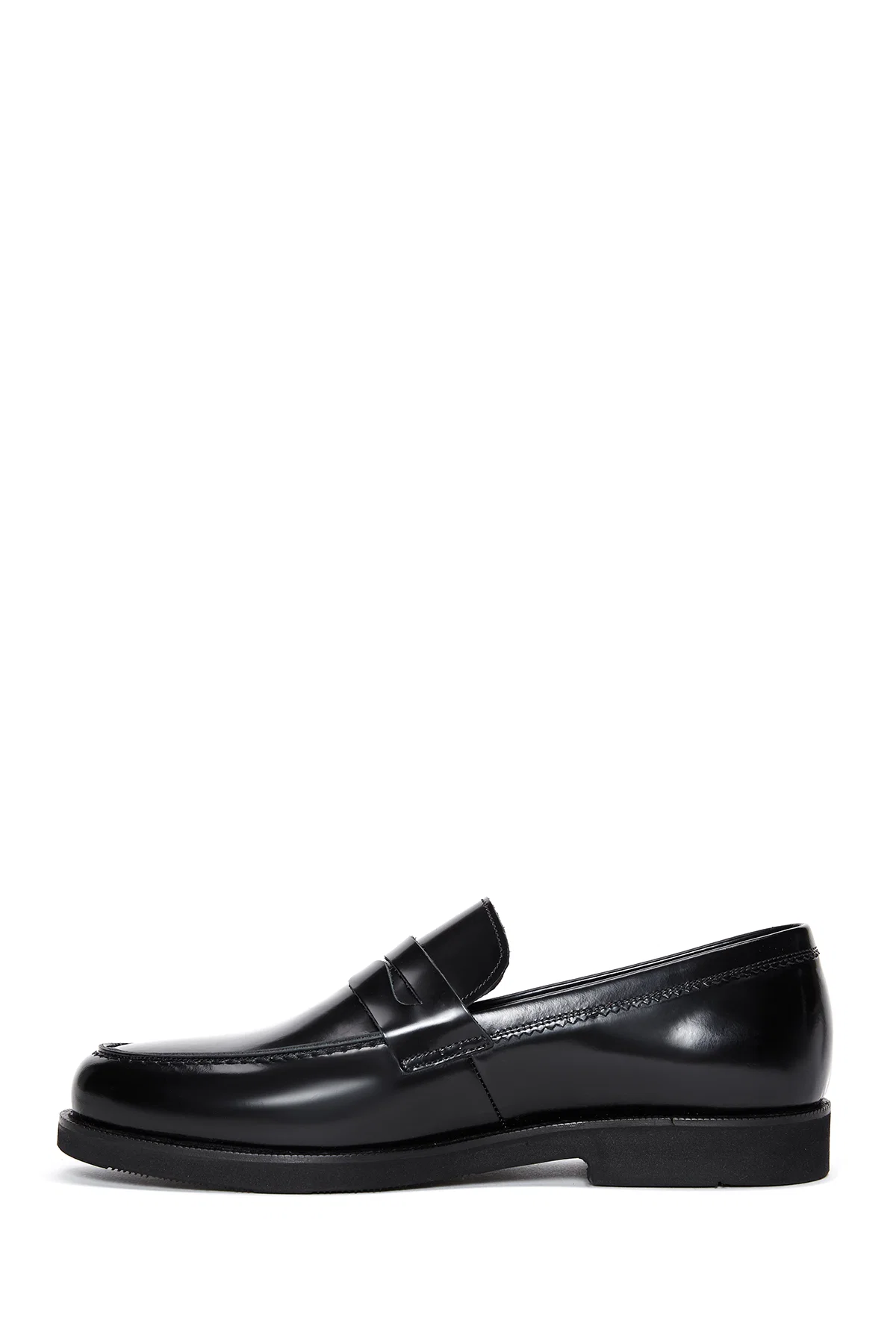 Erkek Siyah Rugan Deri Klasik Loafer - Image 2