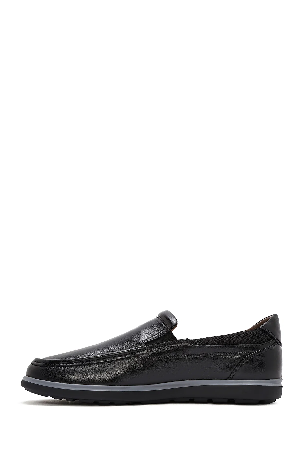 Erkek Siyah Rugan Deri Klasik Loafer - Image 2