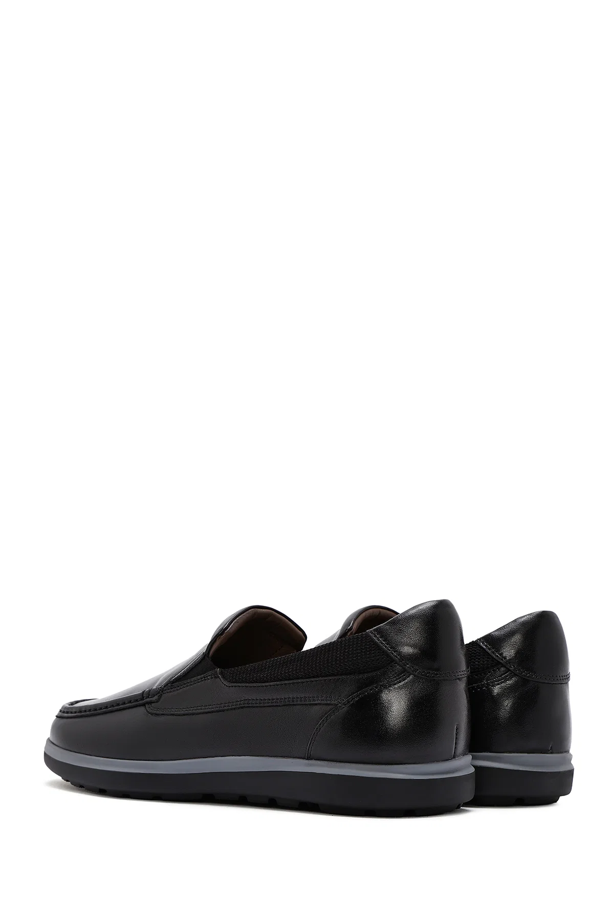 Erkek Siyah Rugan Deri Klasik Loafer - Image 5