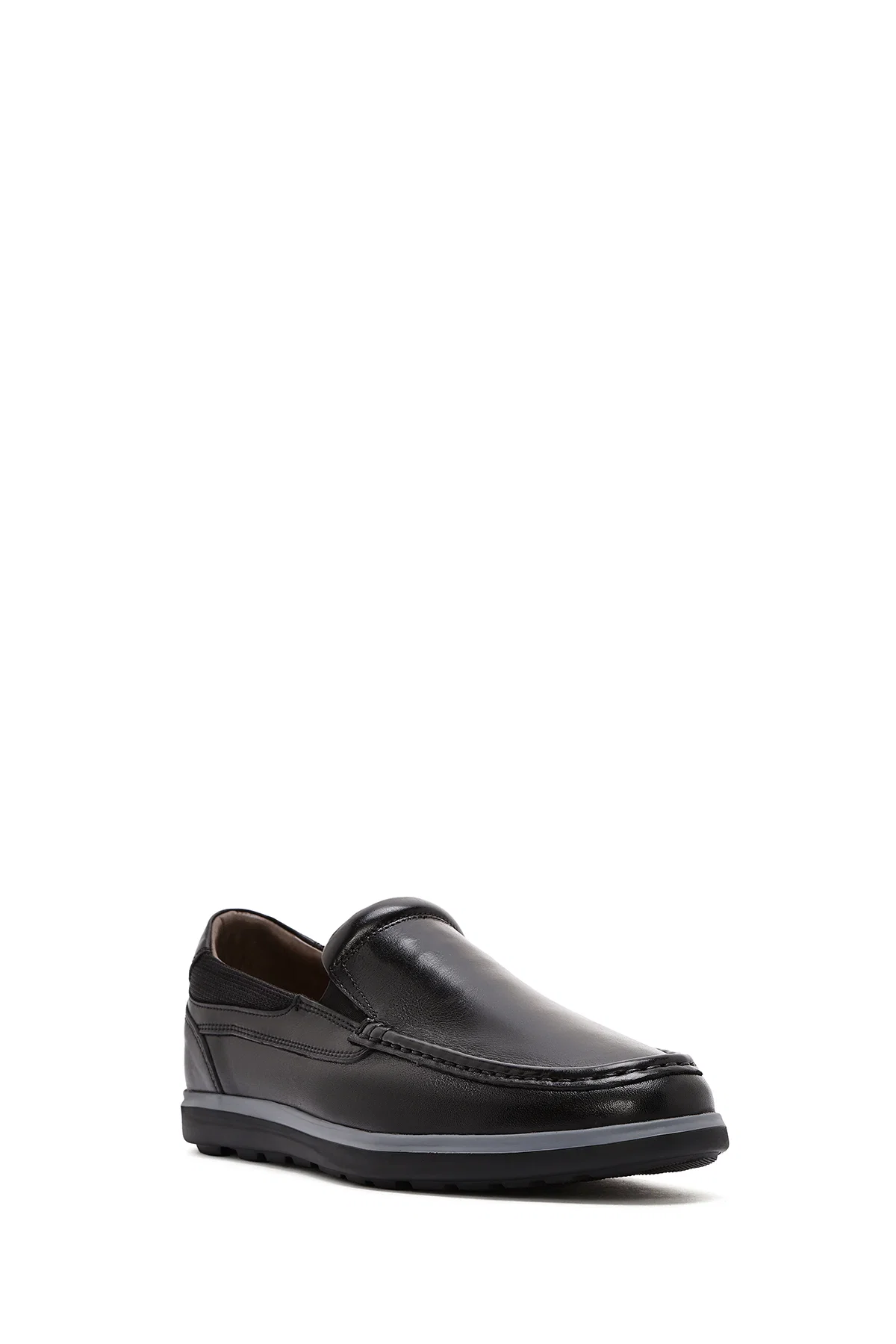Erkek Siyah Rugan Deri Klasik Loafer - Image 6