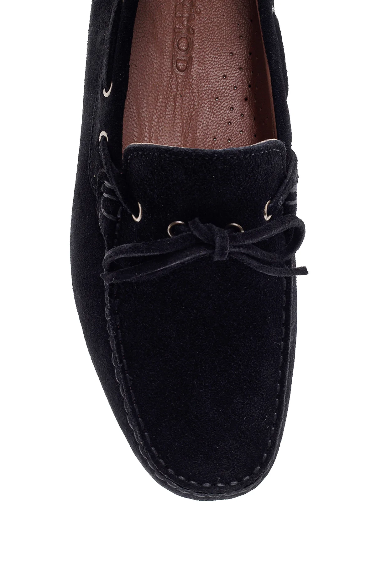 Erkek Siyah Süet Deri Casual Loafer - Image 6