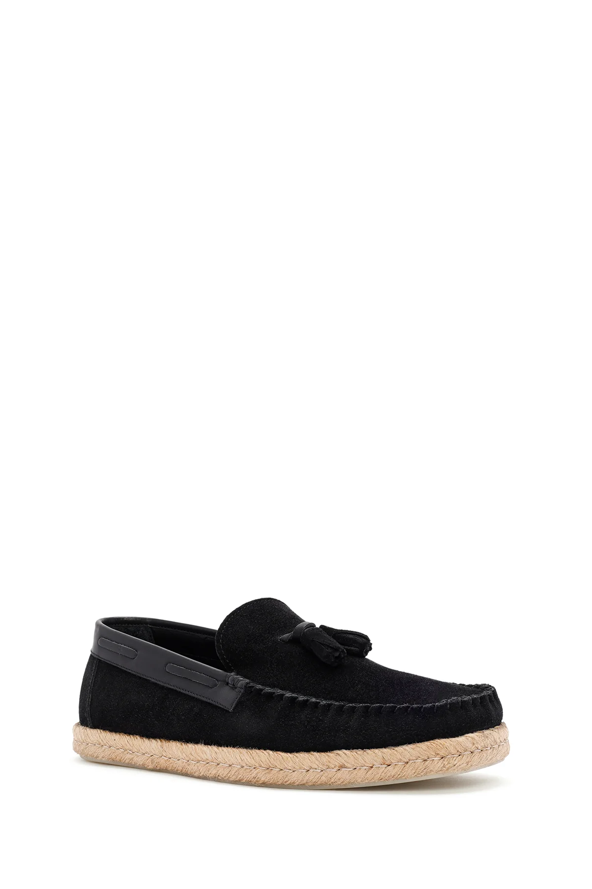 Erkek Siyah Süet Deri Casual Loafer - Image 6