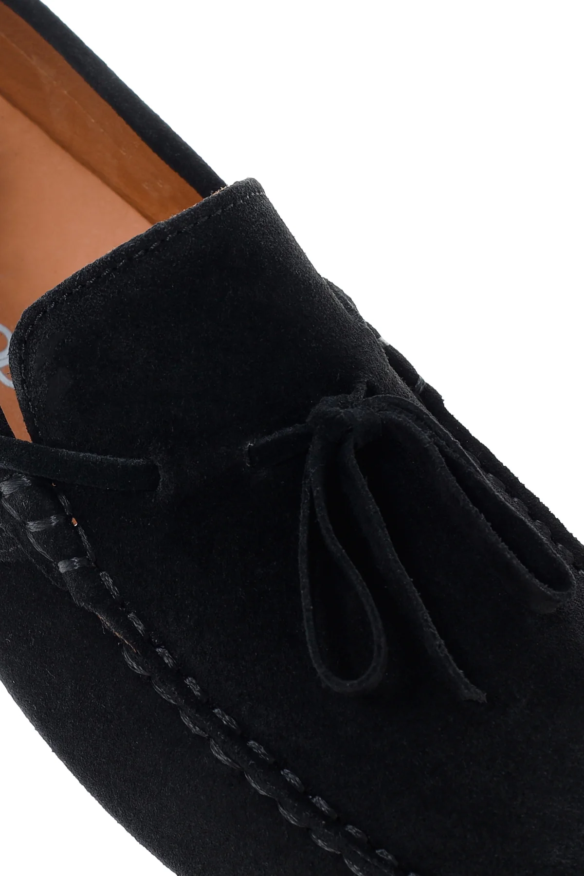 Erkek Siyah Süet Deri Casual Loafer - Image 10