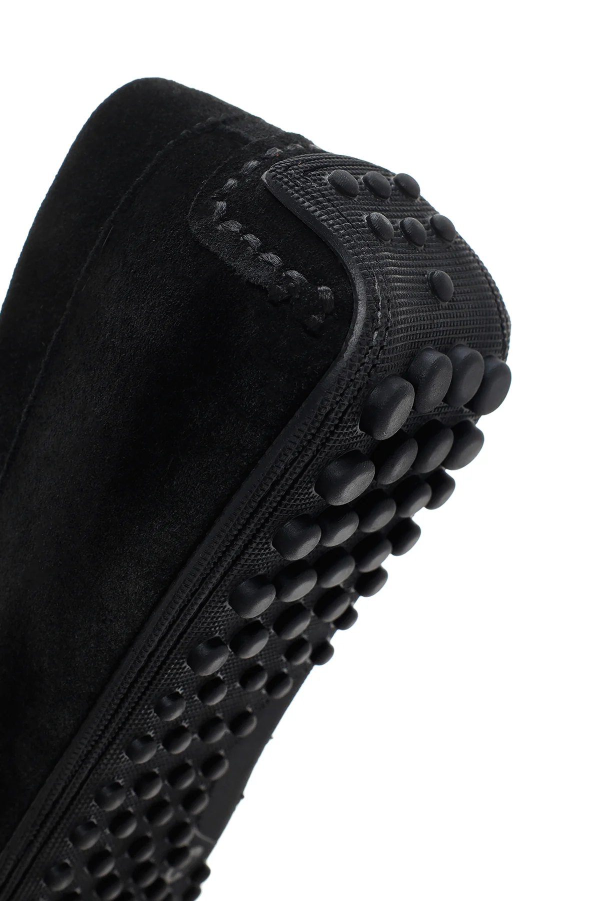 Erkek Siyah Süet Deri Casual Loafer - Image 8