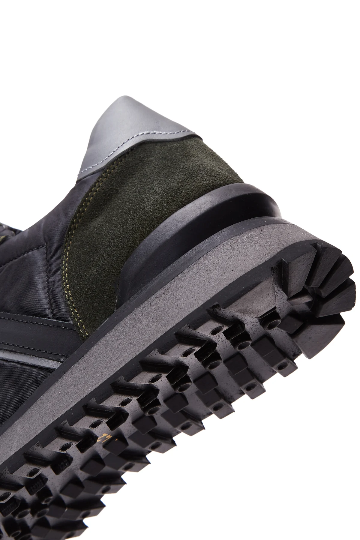 Erkek Siyah Süet Deri Detaylı Sneaker - Image 8