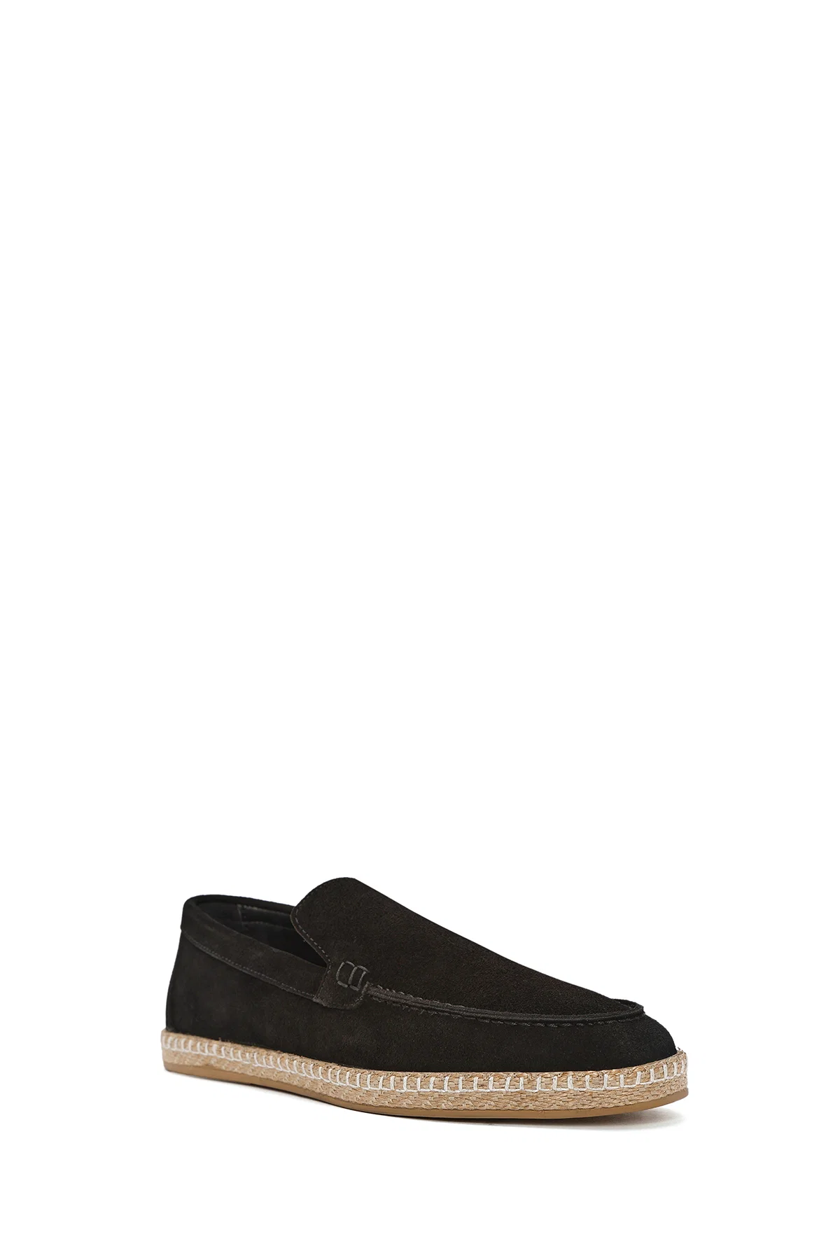 Erkek Siyah Süet Deri Espadril - Image 6