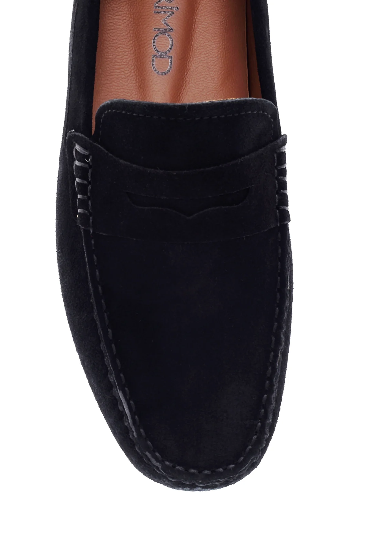 Erkek Siyah Süet Deri Loafer - Image 6