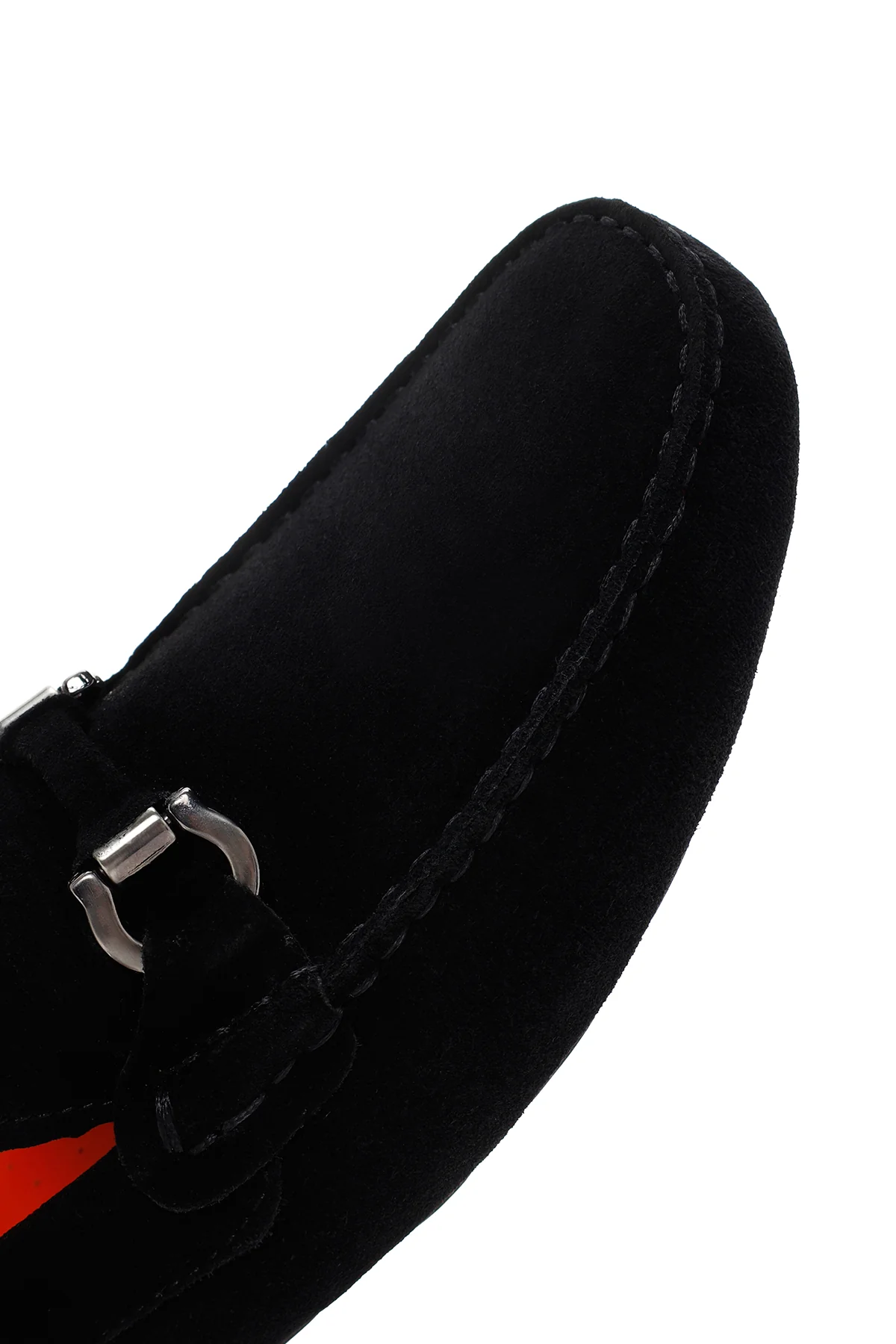 Erkek Siyah Süet Deri Loafer - Image 10