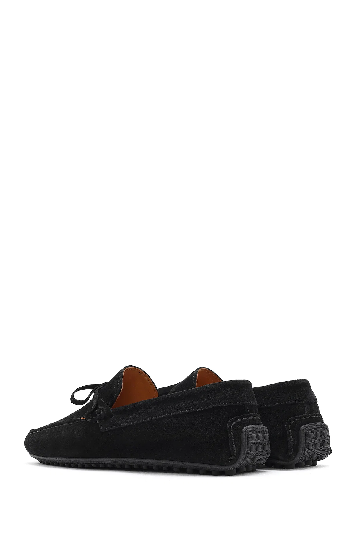 Erkek Siyah Süet Deri Loafer - Image 5