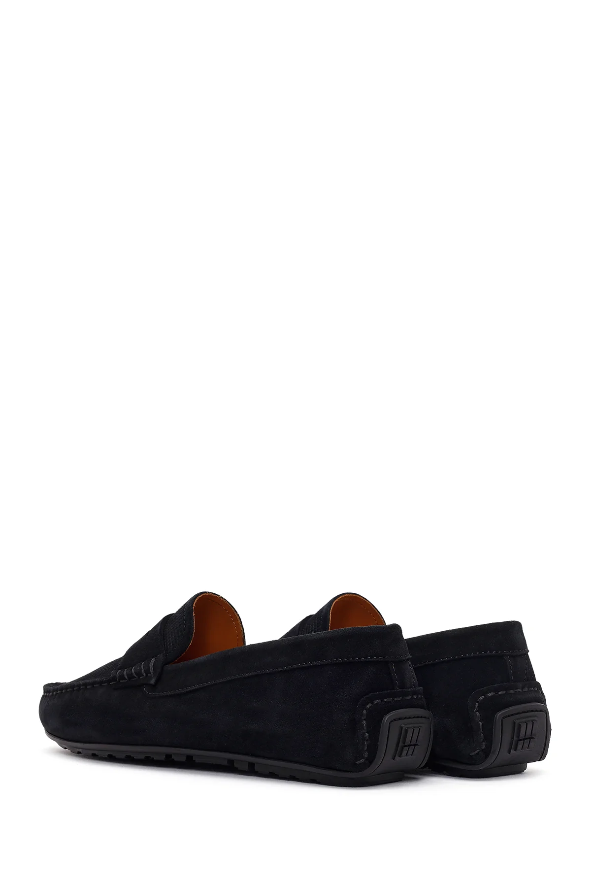 Erkek Siyah Süet Deri Loafer - Image 6