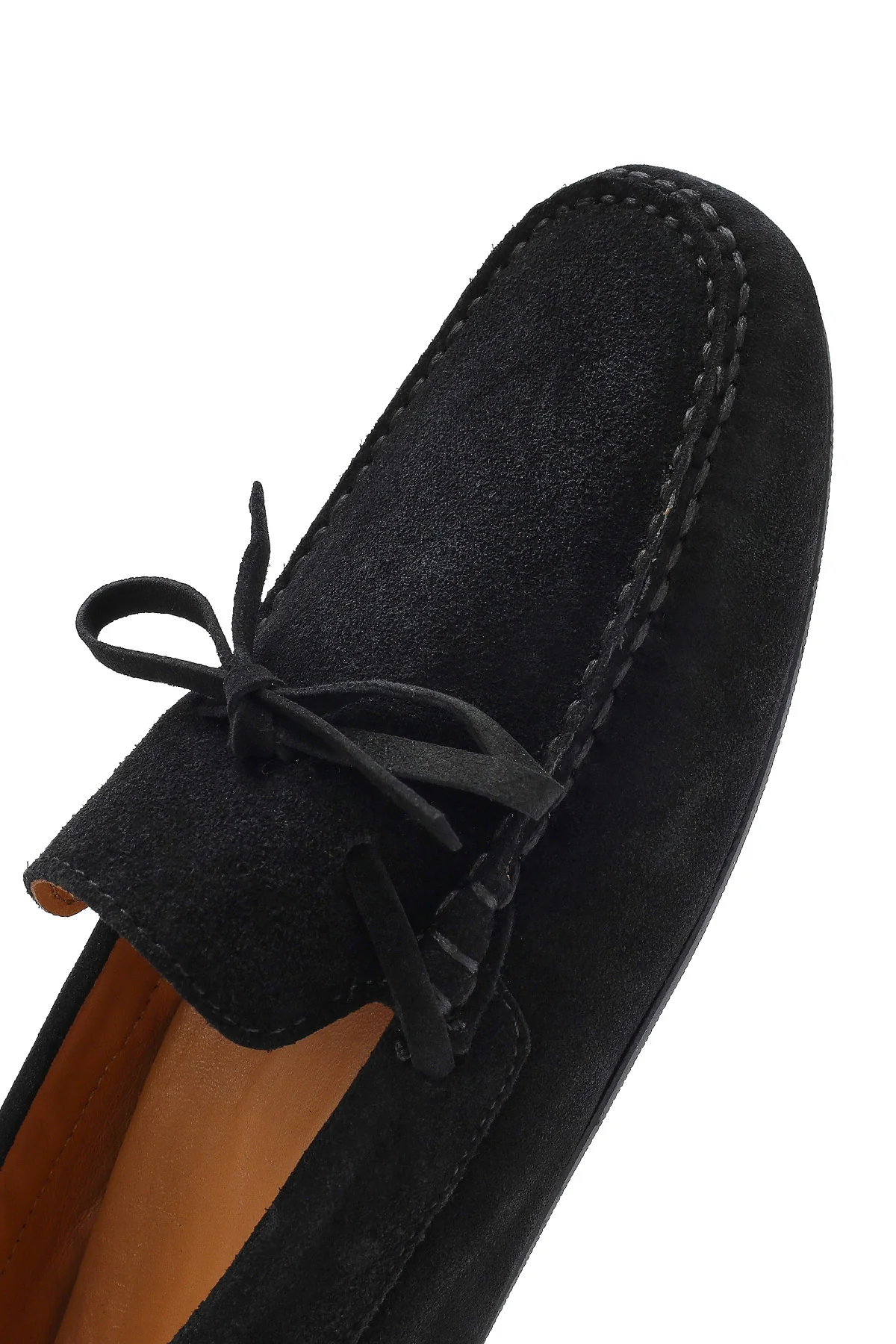 Erkek Siyah Süet Deri Loafer - Image 10
