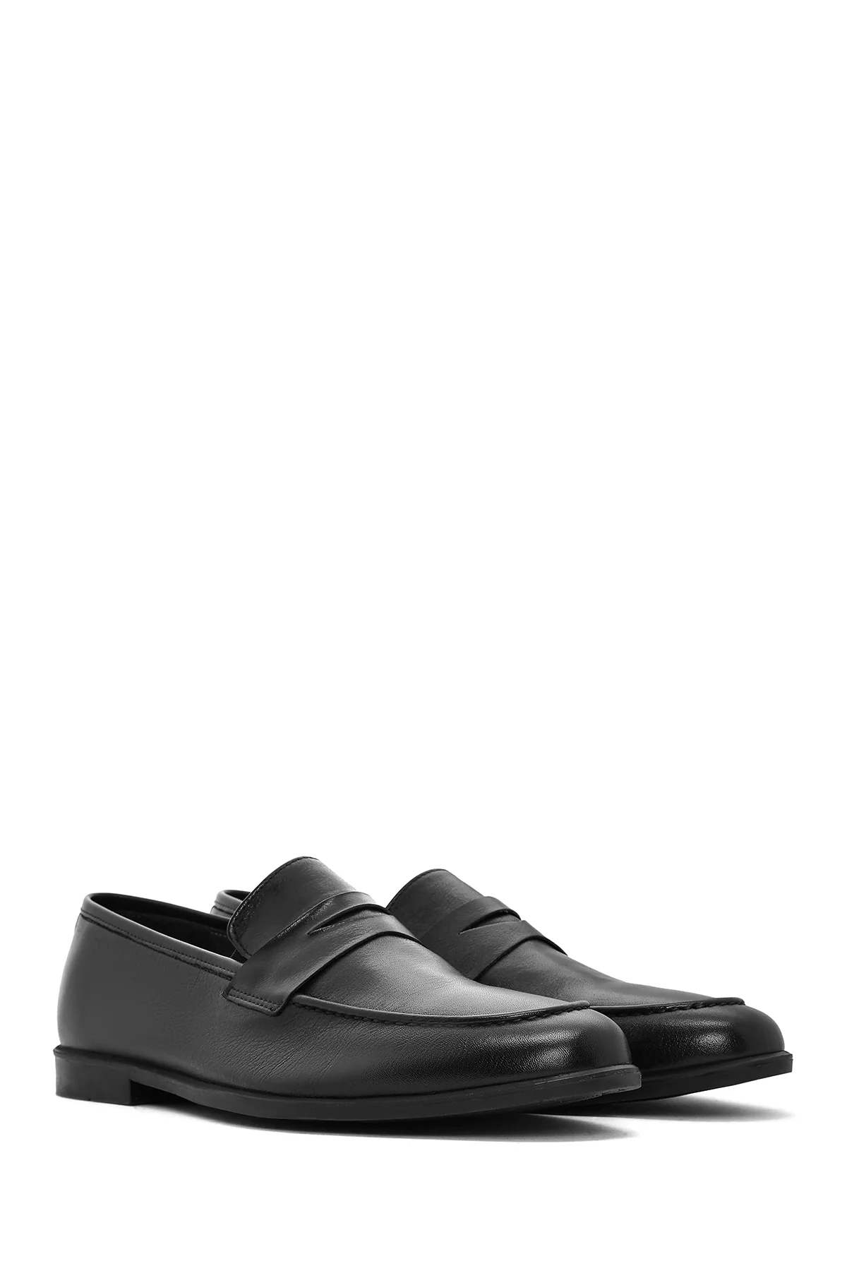 Erkek Siyah Deri Loafer - Image 2