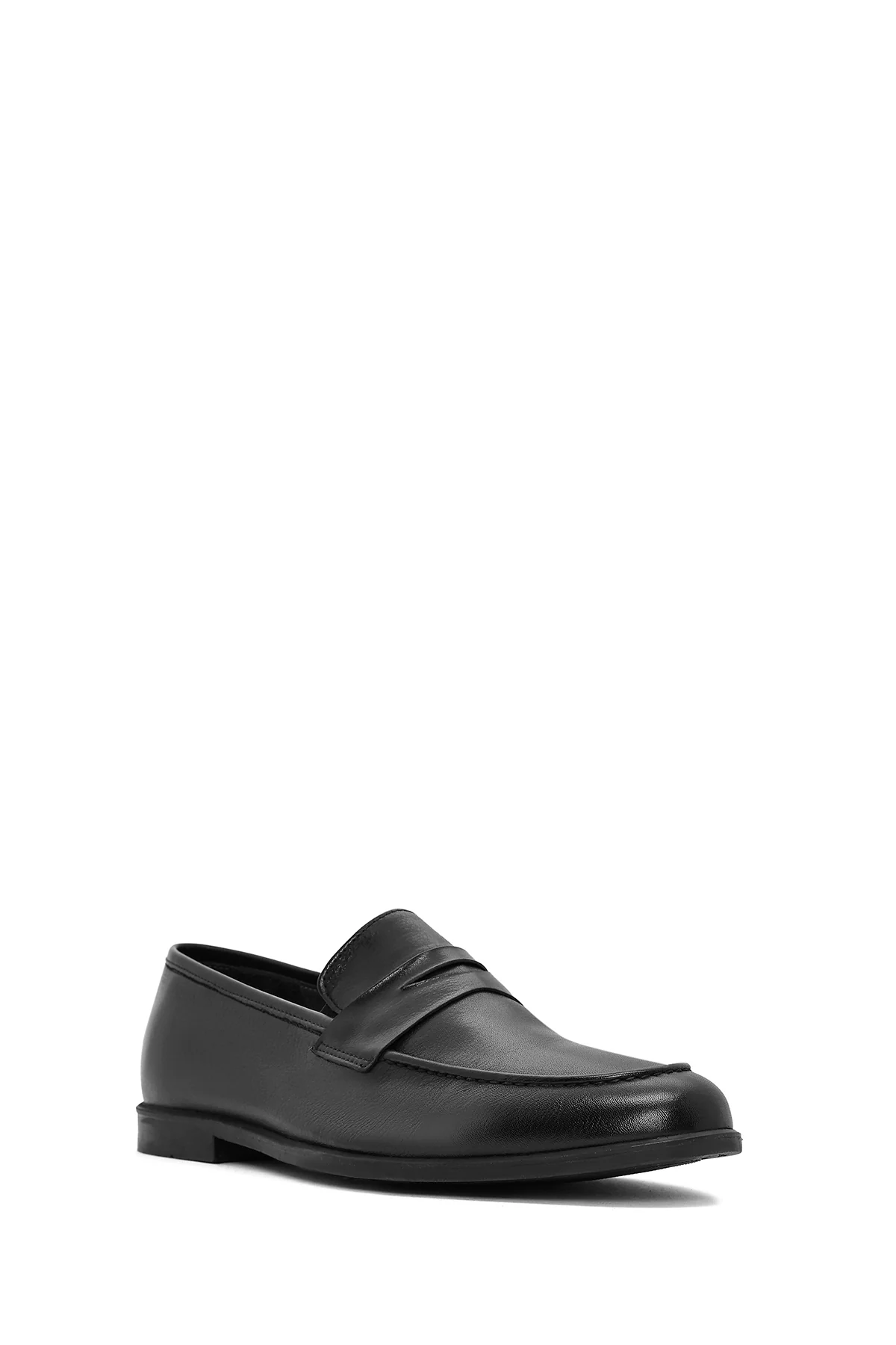 Erkek Siyah Deri Loafer - Image 7