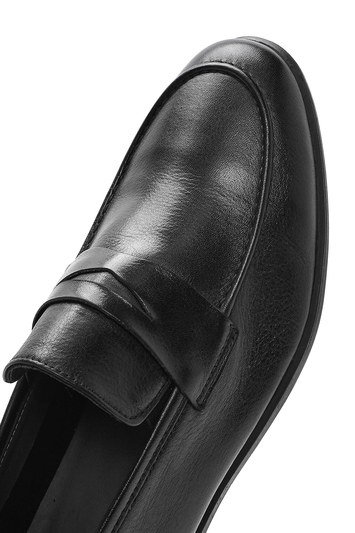 Erkek Siyah Deri Loafer - Image 9