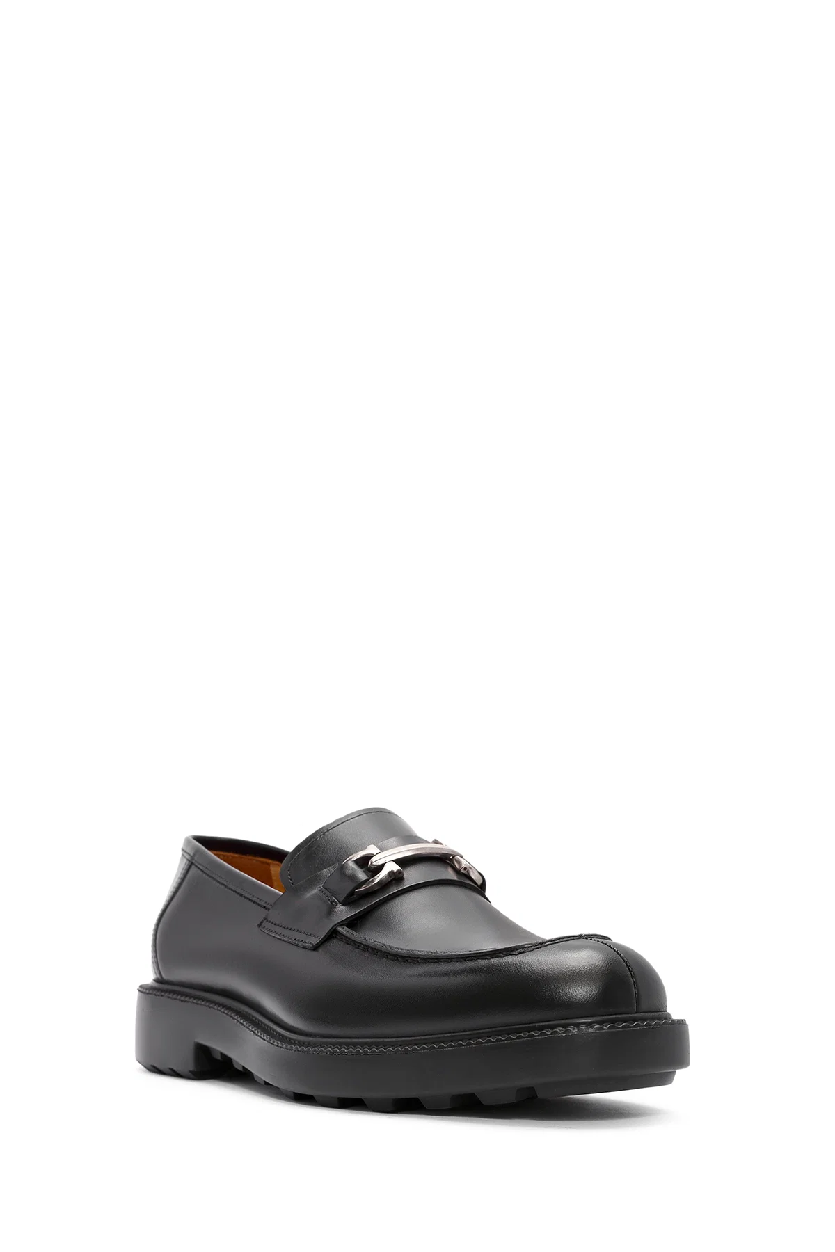 Erkek Siyah Toka Detaylı Deri Casual Loafer - Image 6