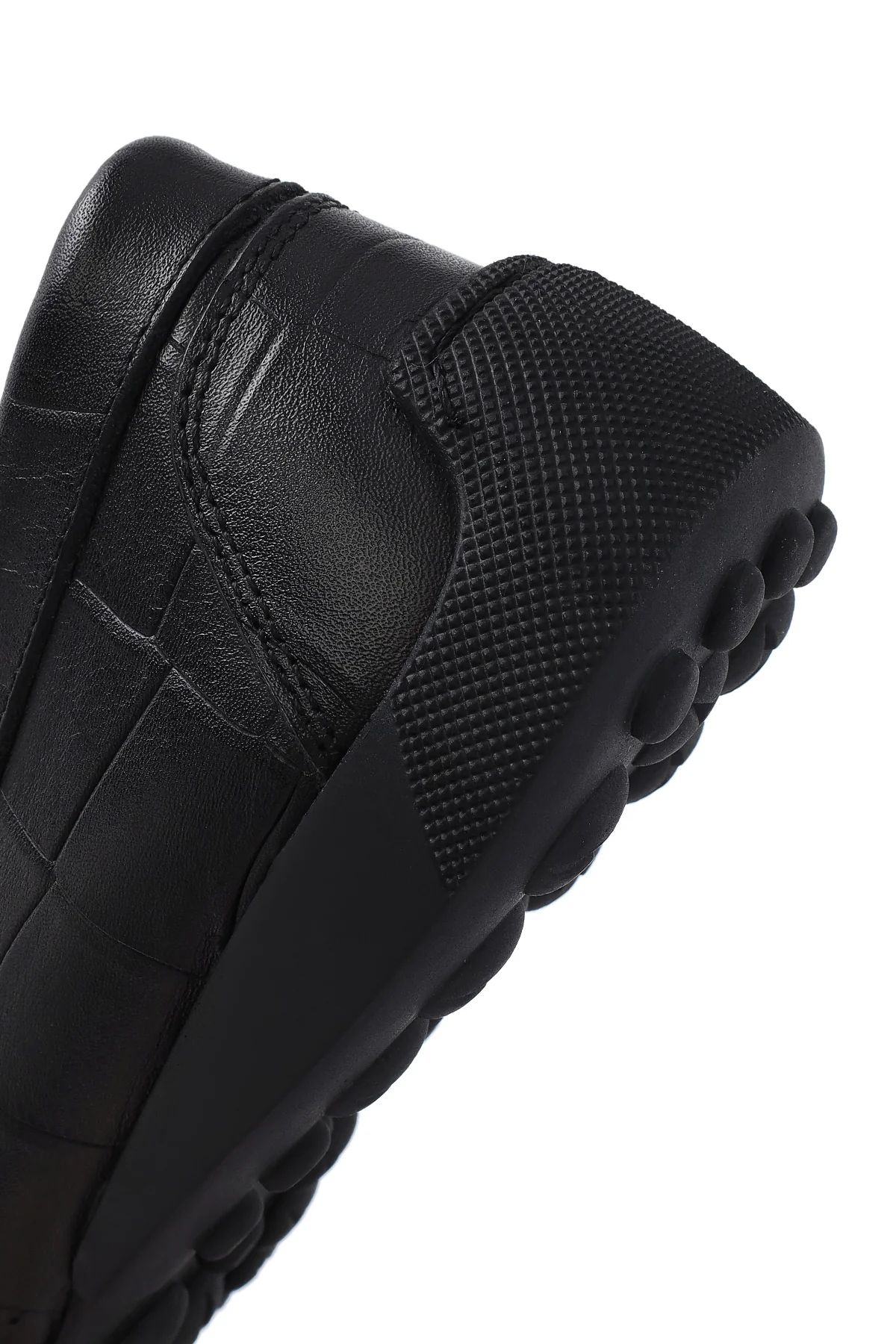 Erkek Siyah Tokalı Deri Loafer - Image 8