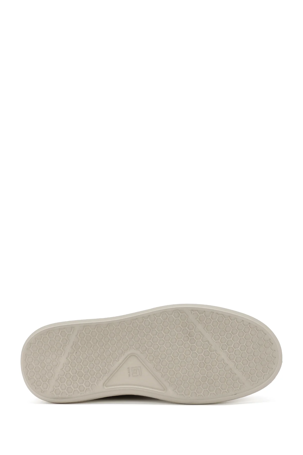 Erkek Taba Bağcıklı Deri Sneaker - Image 4