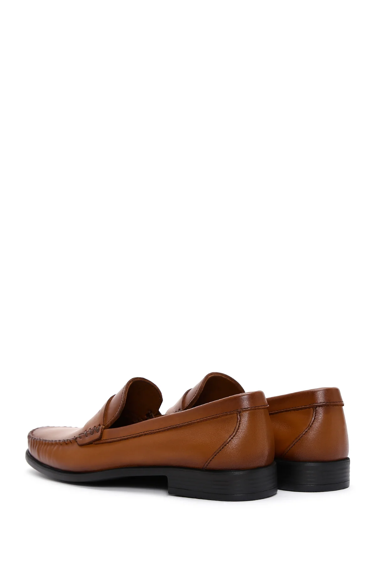 Erkek Taba Deri Casual Loafer - Image 5