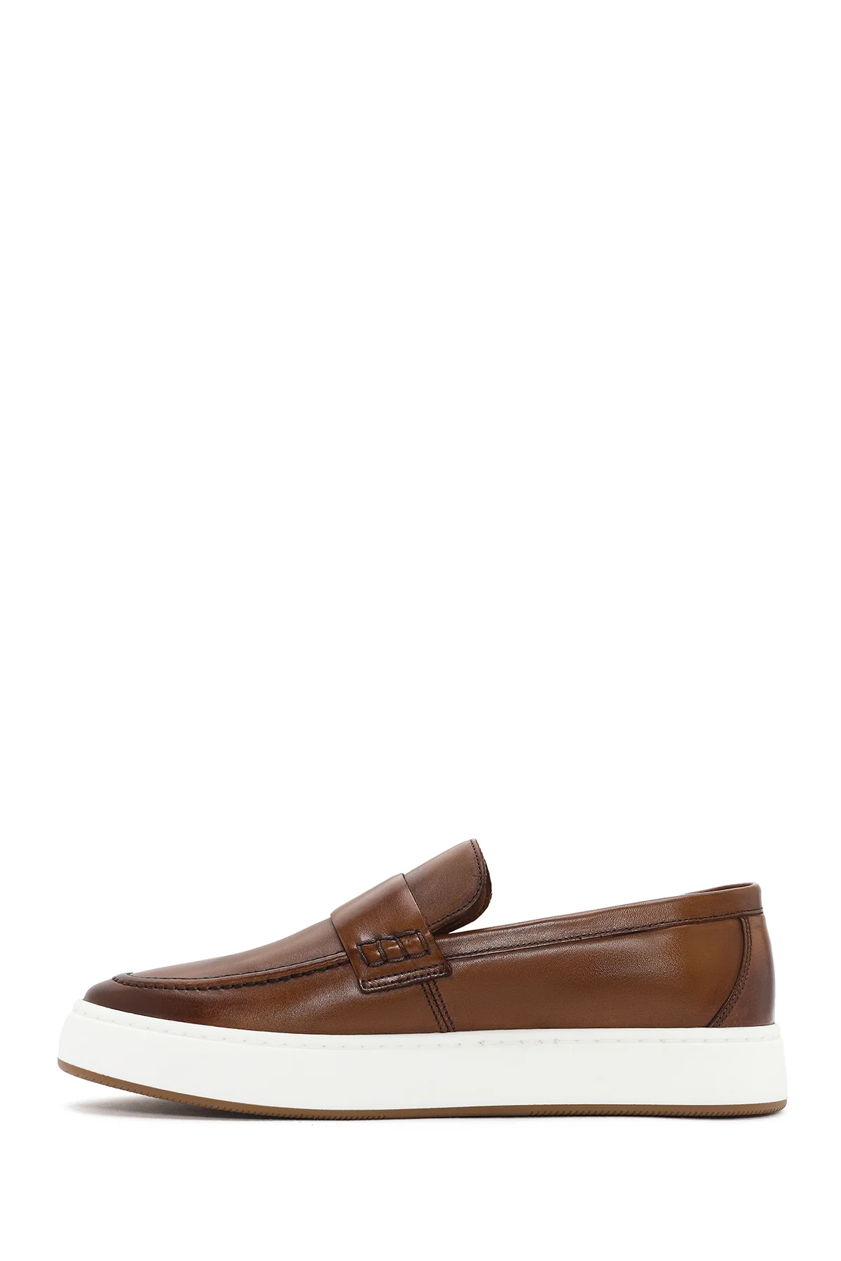 Erkek Taba Deri Loafer - Image 2
