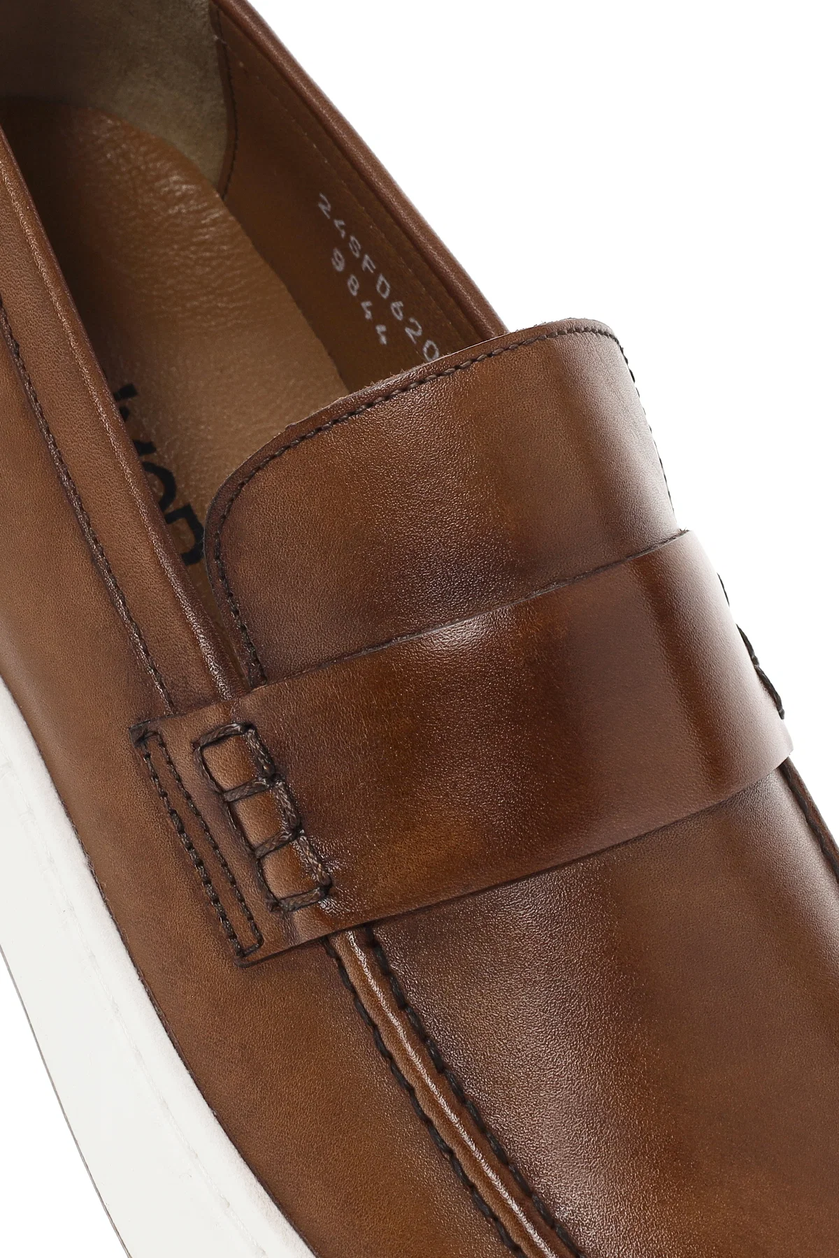 Erkek Taba Deri Loafer - Image 10