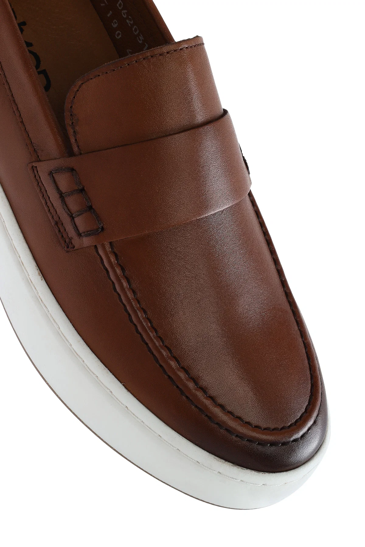 Erkek Taba Deri Loafer - Image 9