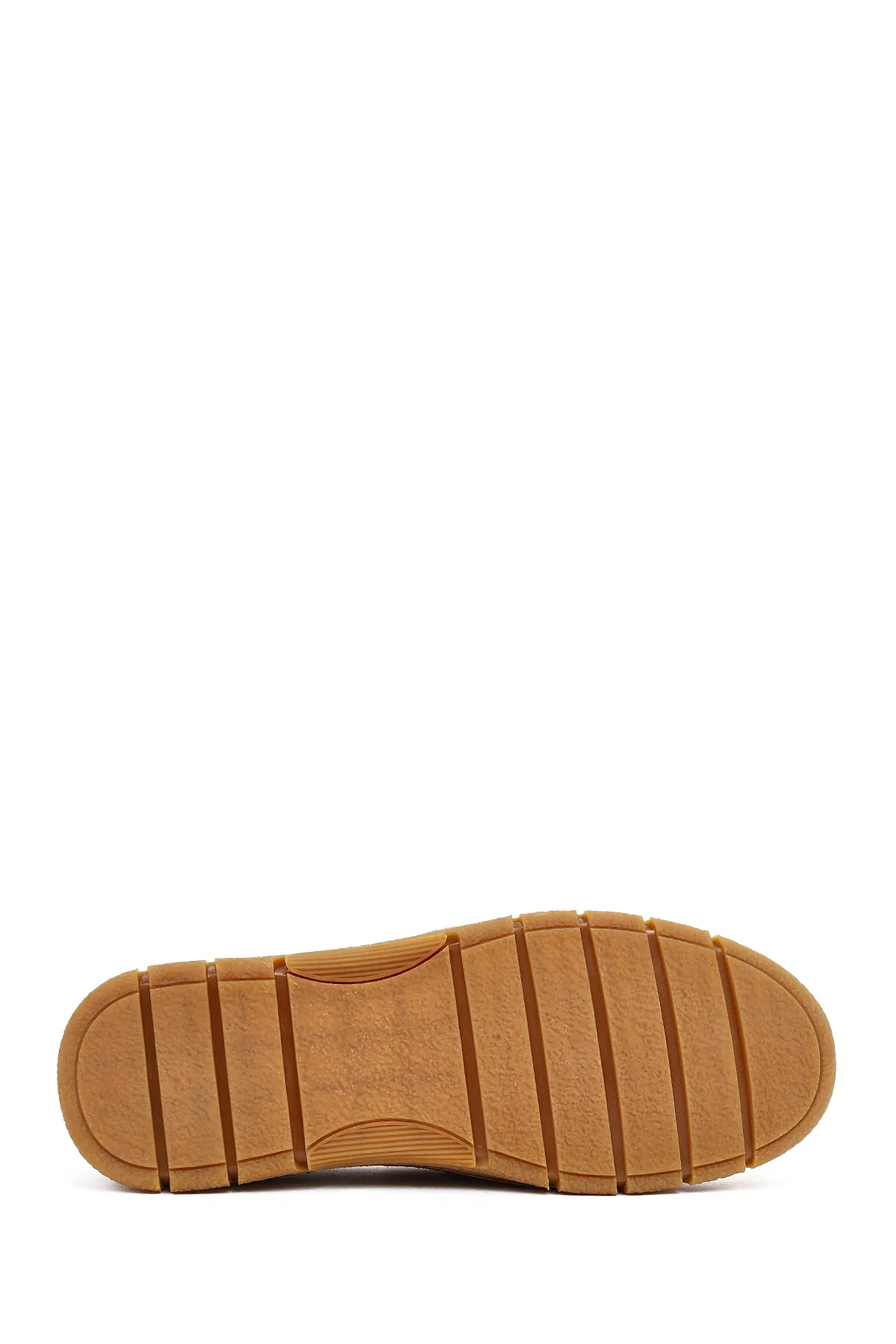 Erkek Taba Kalın Tabanlı Süet Deri Loafer - Image 5