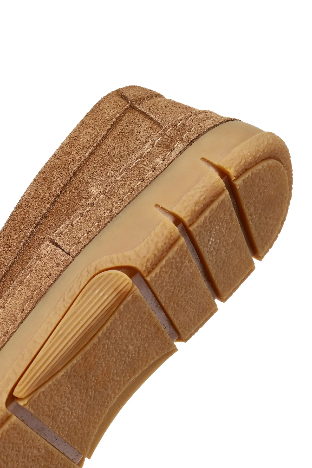 Erkek Taba Kalın Tabanlı Süet Deri Loafer - Image 8