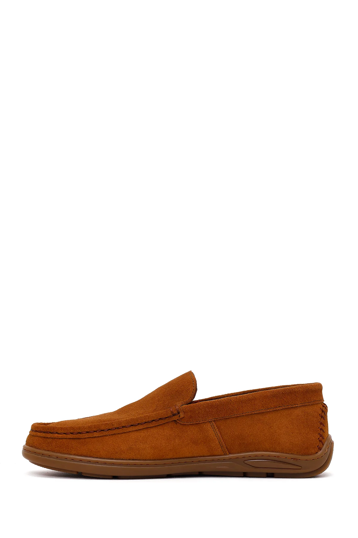 Erkek Taba Süet Deri Casual Loafer - Image 3