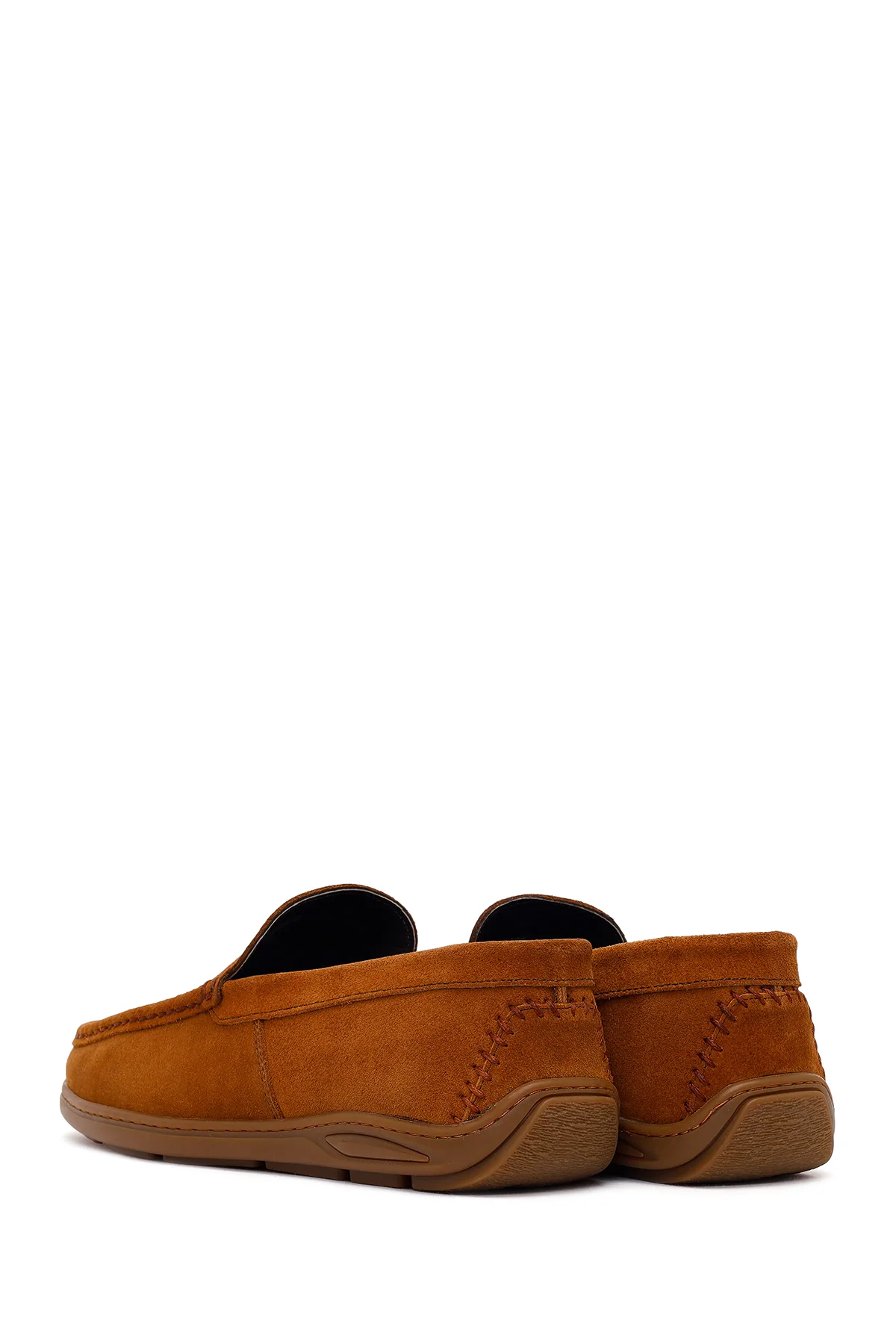 Erkek Taba Süet Deri Casual Loafer - Image 6