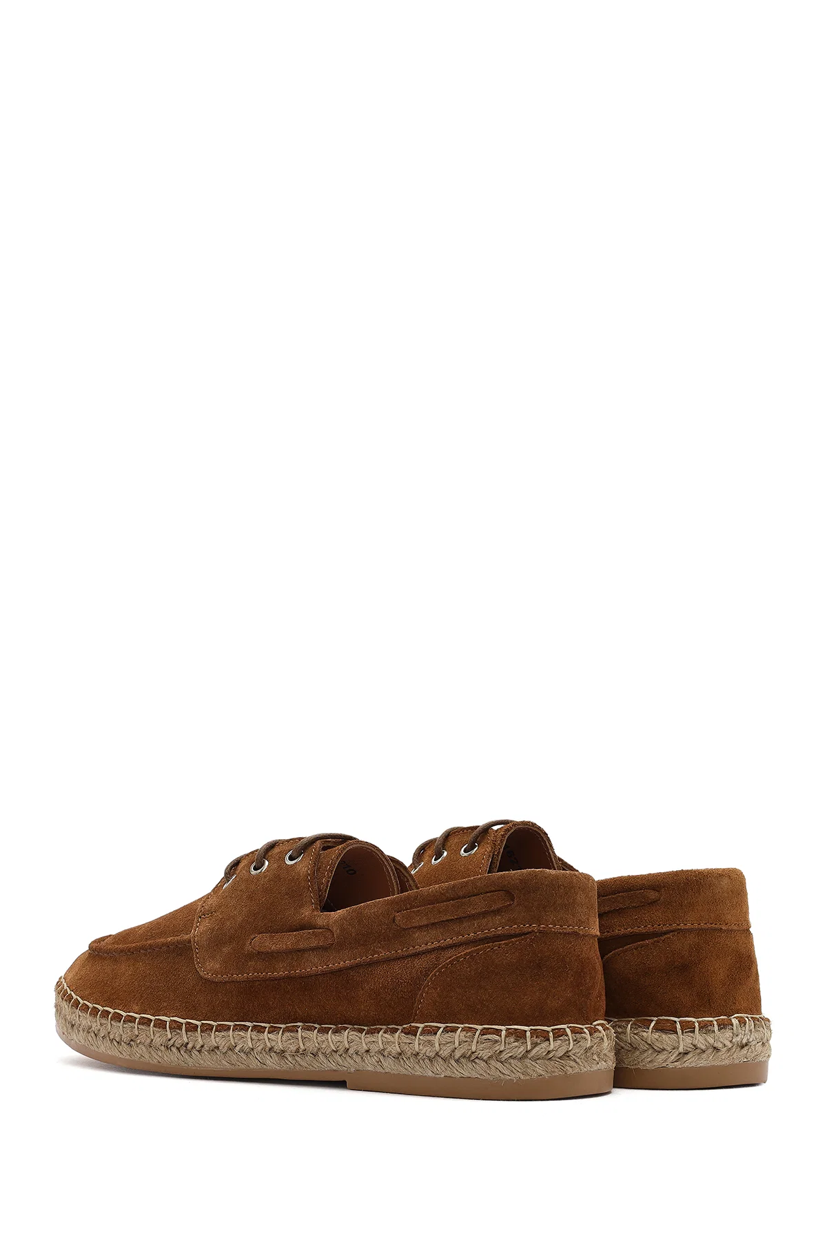 Erkek Taba Süet Deri Espadril - Image 5