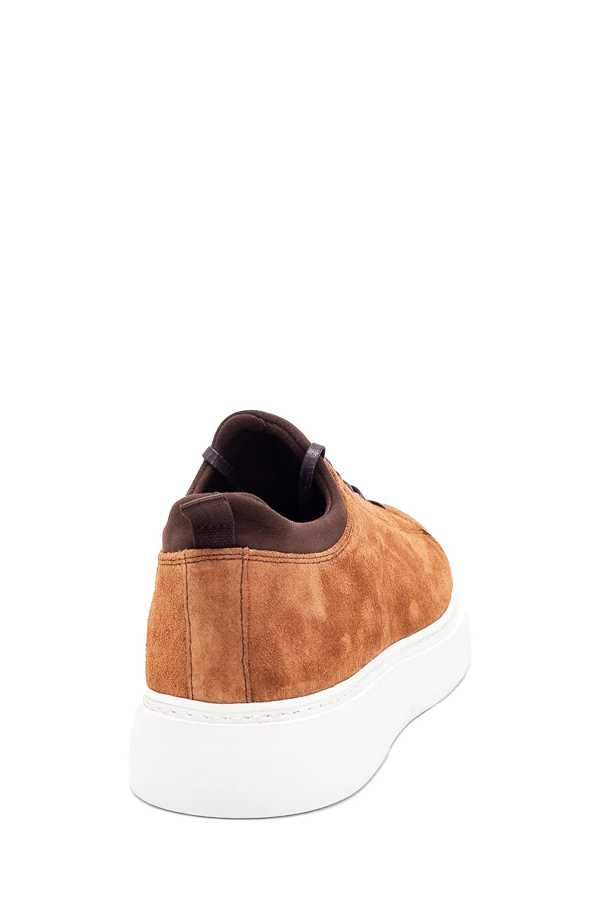 Erkek Taba Süet Deri Sneaker - Image 5