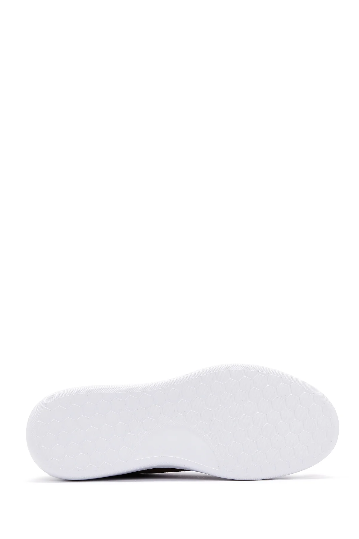 Erkek Vizon Bağcıklı Kalın Tabanlı Süet Deri Sneaker - Image 5