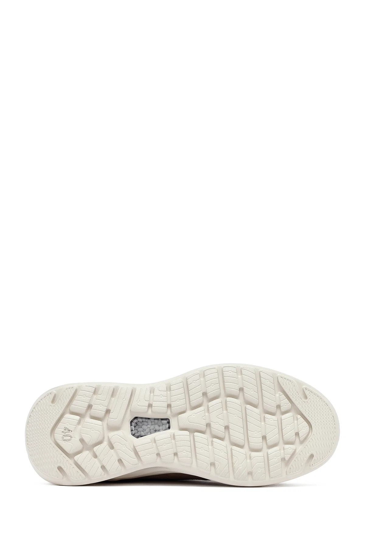 Erkek Vizon Bağcıklı Nubuk Deri Sneaker - Image 4