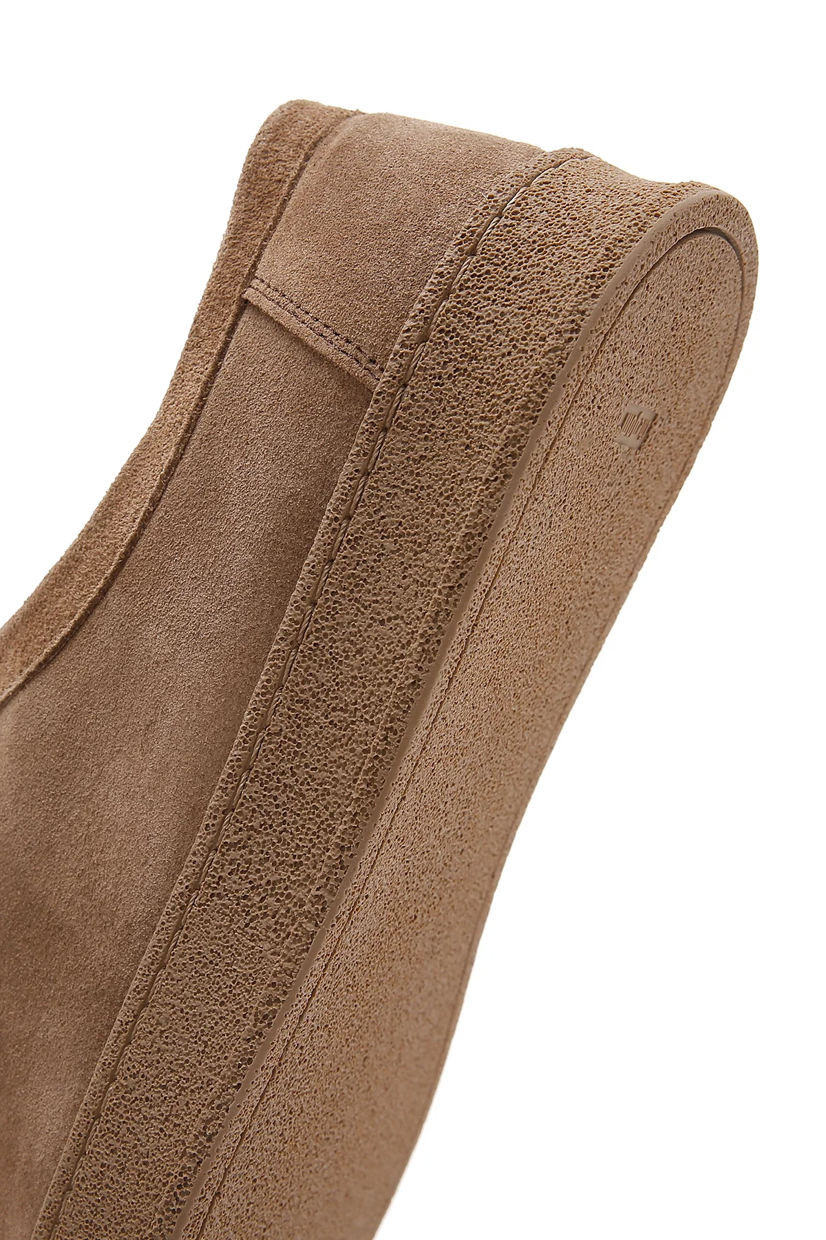 Erkek Vizon Bağcıklı Süet Deri Casual Ayakkabı - Image 8